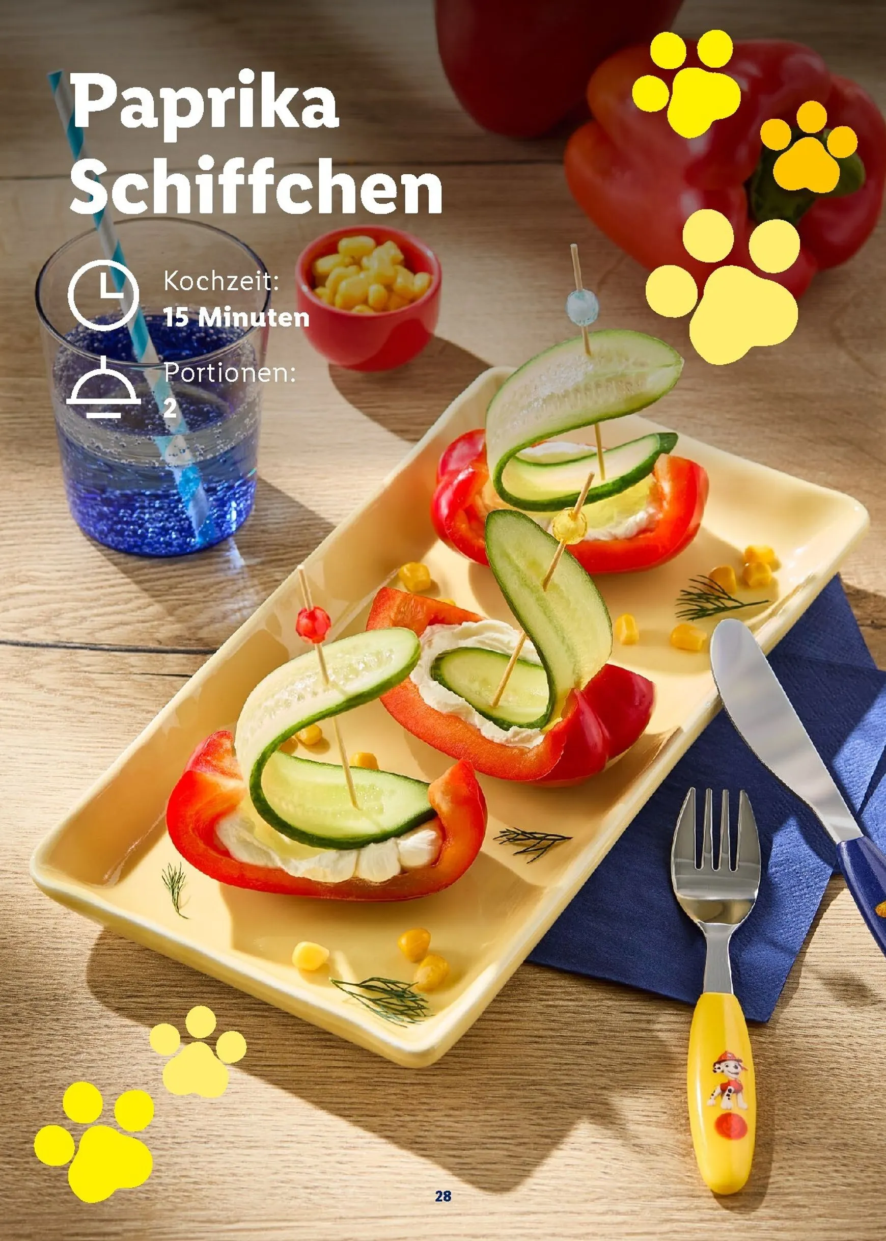 Lidl - Paw Patrol Rezeptheft Prospekt – von Montag 20.07.2026 bis Sonntag 23.08.2026 von 20. Juli bis 23. August 2026 - Prospekt seite 28