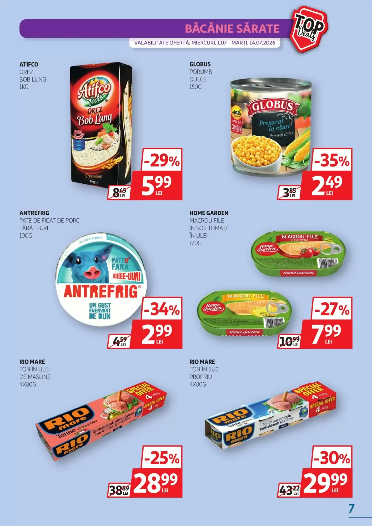 Catalog Catalog Auchan de la 1 iulie până la 14 iulie 2026 - Revista Pagina 7