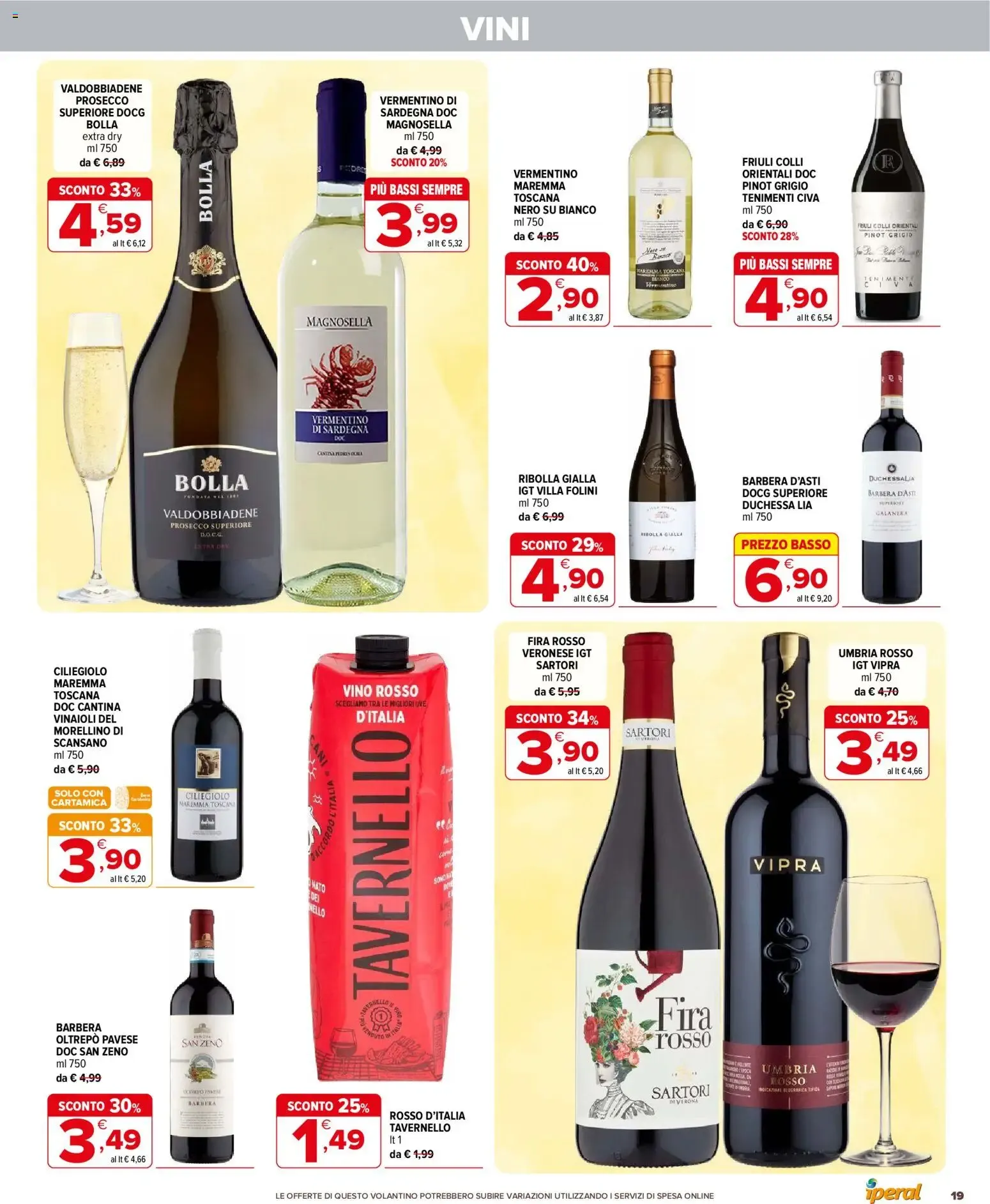 Iperal Supermercati - Affari a 1, 2, 3 Euro da 14 ottobre a 27 ottobre di 2026 - Pagina del volantino 19