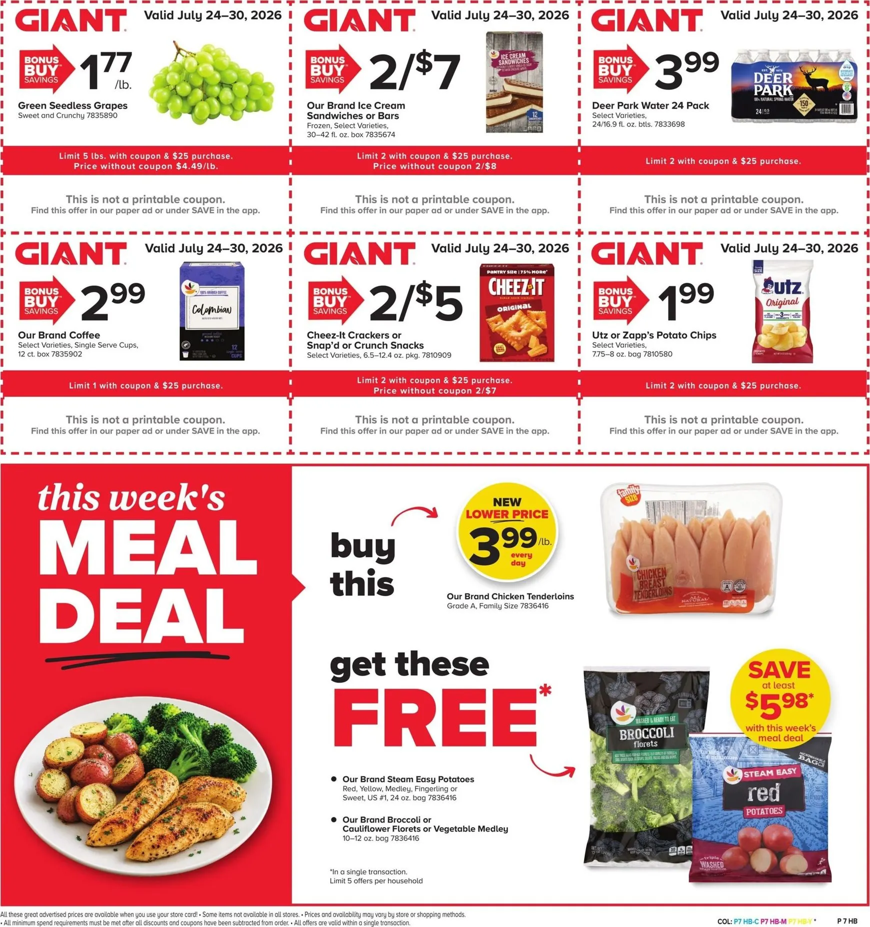 Weekly ad Current The Giant Company leaflet valid from Friday 07/24/2026 to Thursday 07/30/2026 from July 24 to July 30 2026 - Page 5