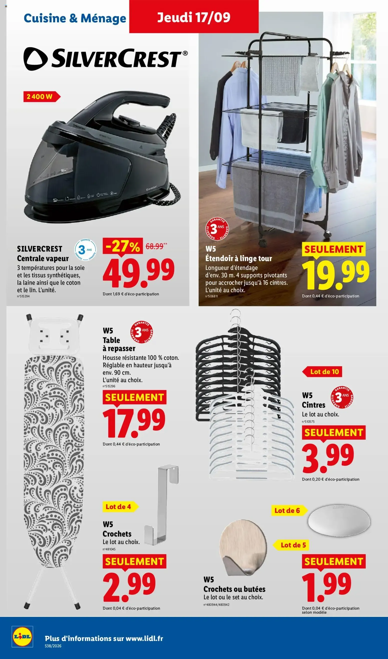 Lidl: Cap sur l'Italie! du 17 septembre au 23 septembre 2026 - Catalogue page 40