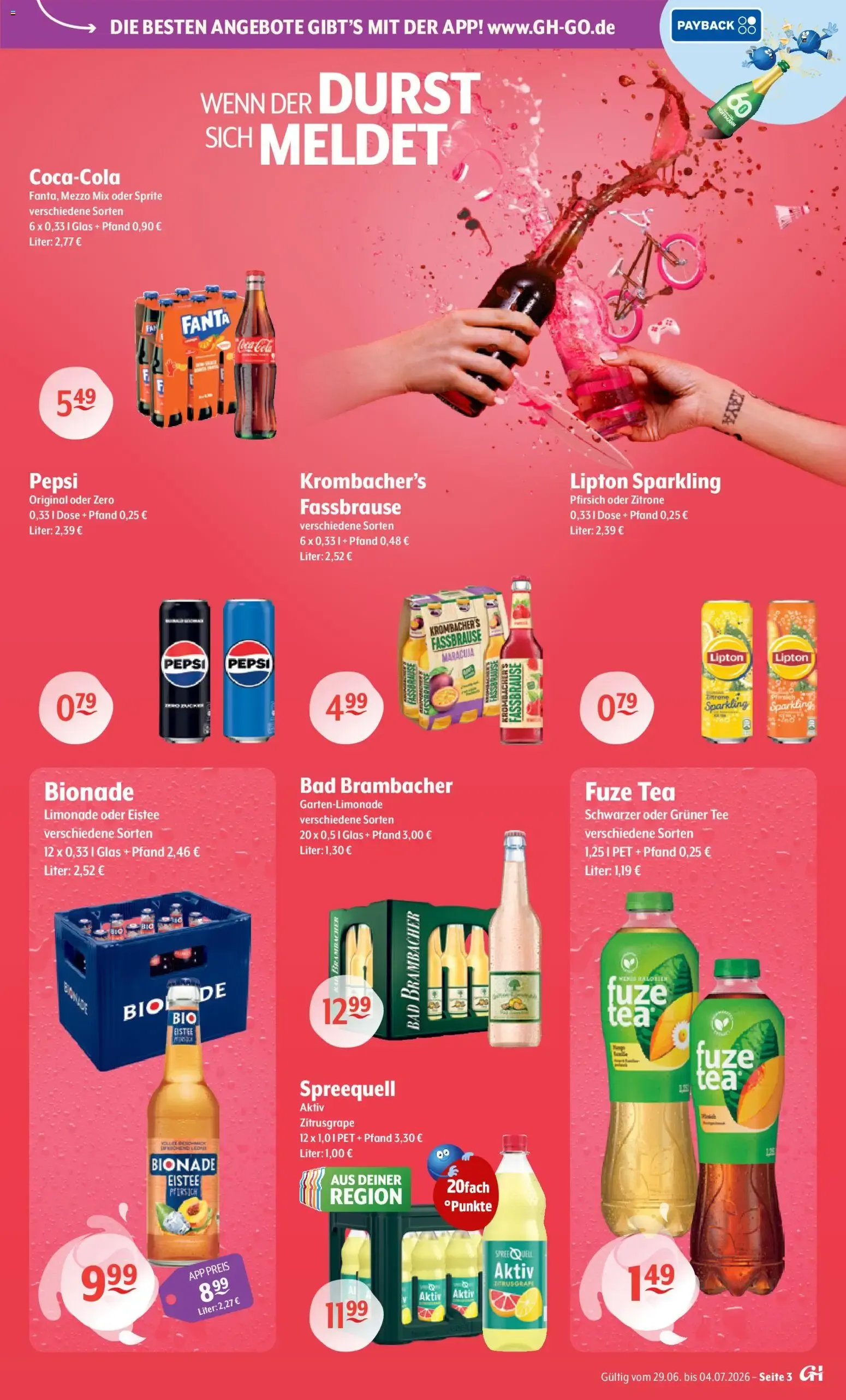 Getränke HOFFMANN - Jubiläumsdeals von 29. Juni bis 4. Juli 2026 - Prospekt seite 3
