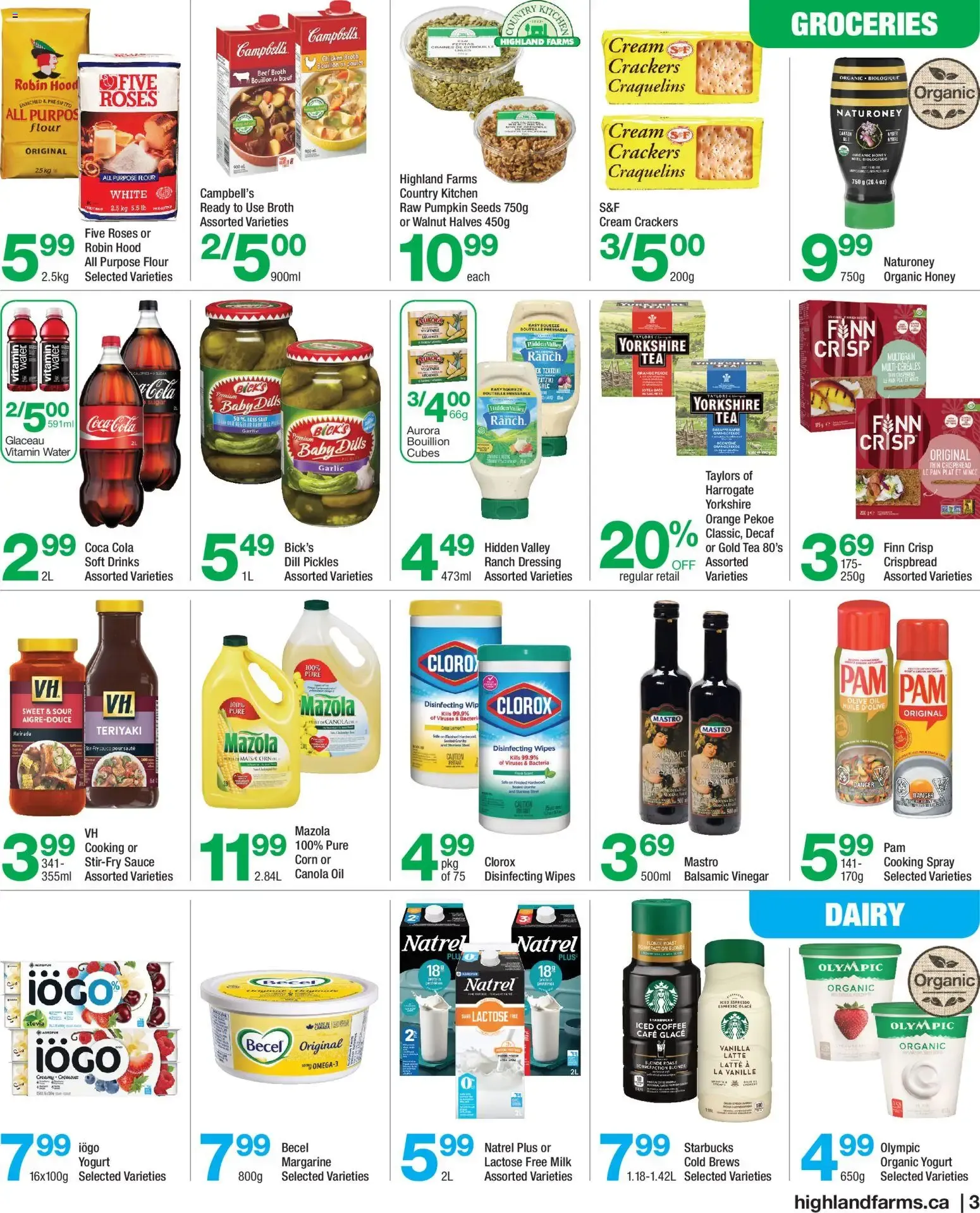 Highland Farms weekly flyer / circulaire from Oct 29, 2026 > weekly specials & deals from October 29 to November 4 2026 - flyer page 3