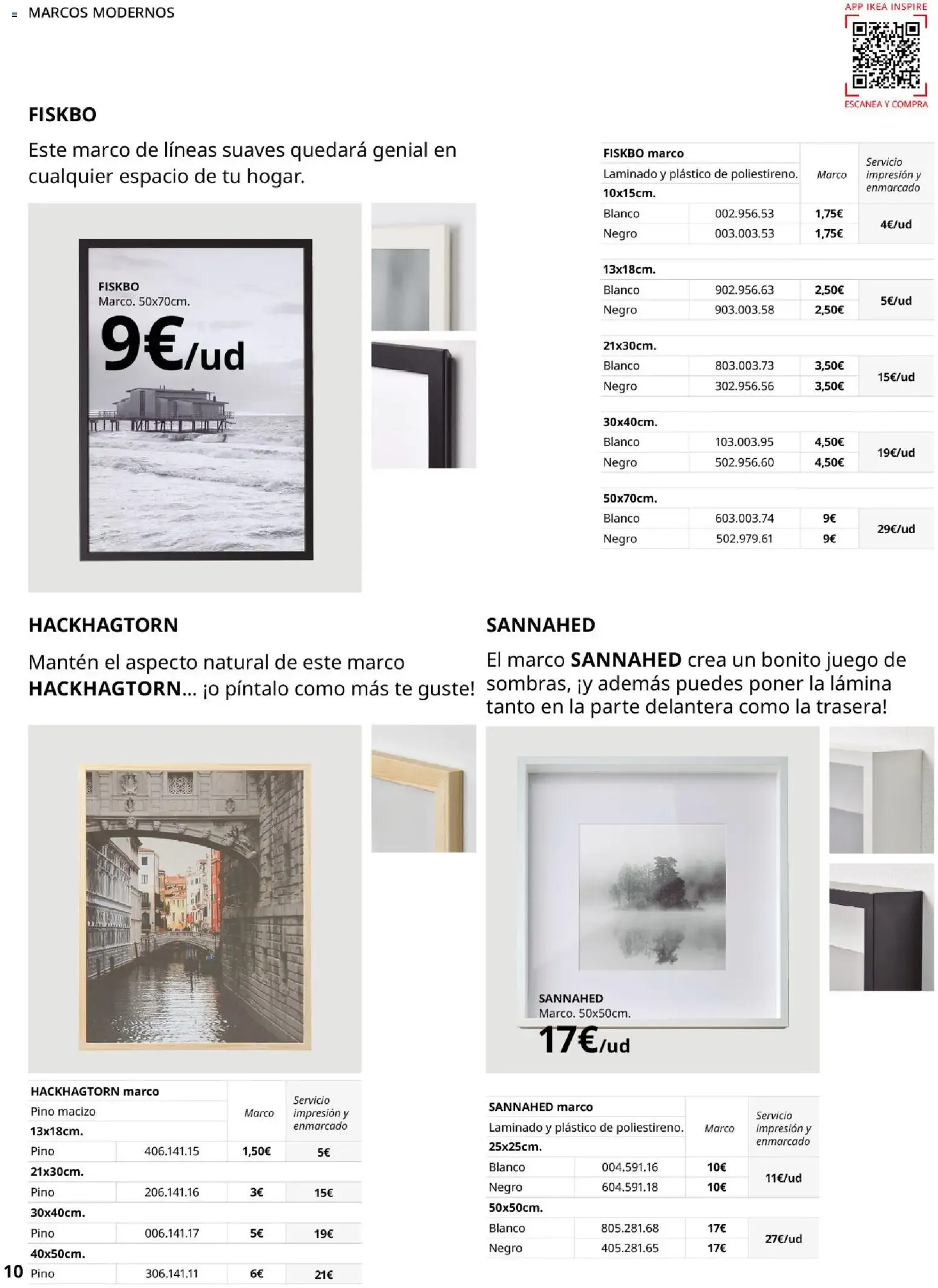 Catálogo de IKEA - Enmarca ya del 01/09/2026 1 de septiembre al 31 de enero 2027 - Página 10