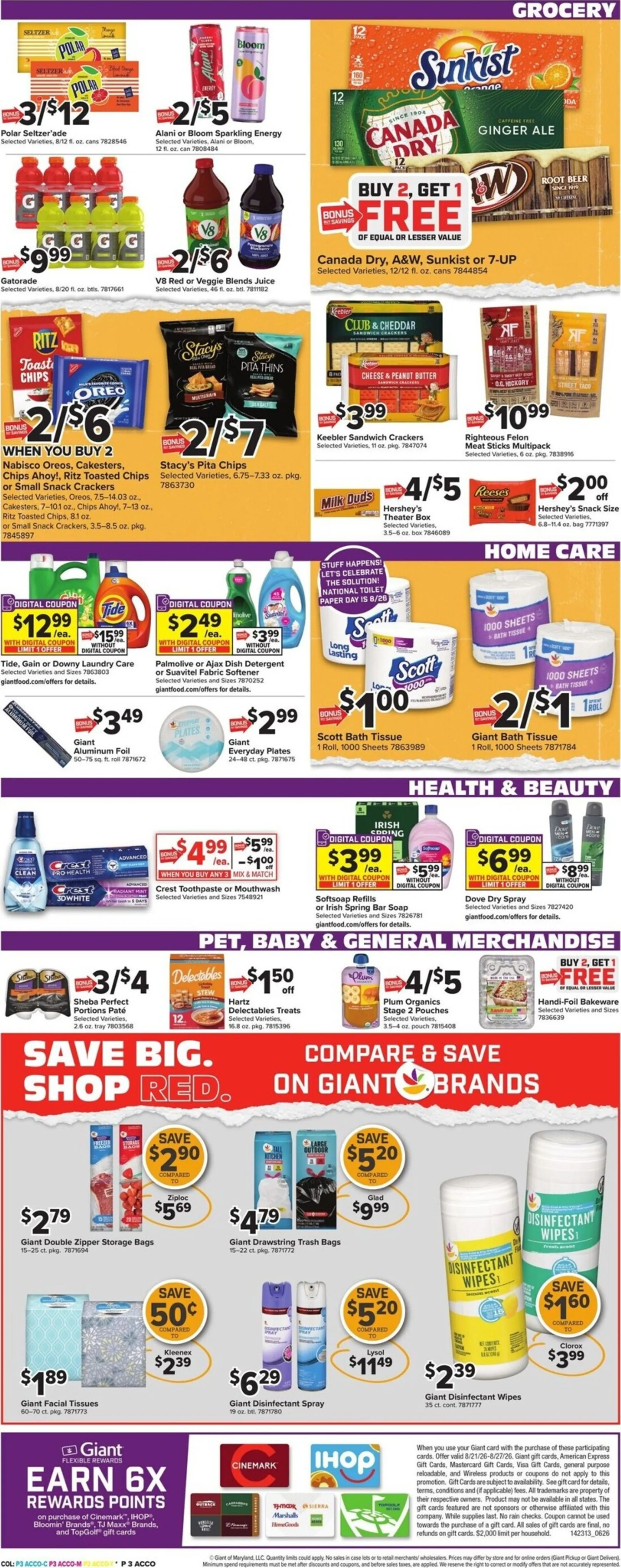 Weekly promotion Current Giant leaflet valid from Friday 08/21/2026 to Thursday 08/27/2026 spanning from August 21 to August 27 2026 - Page 7 for Catalogue 365