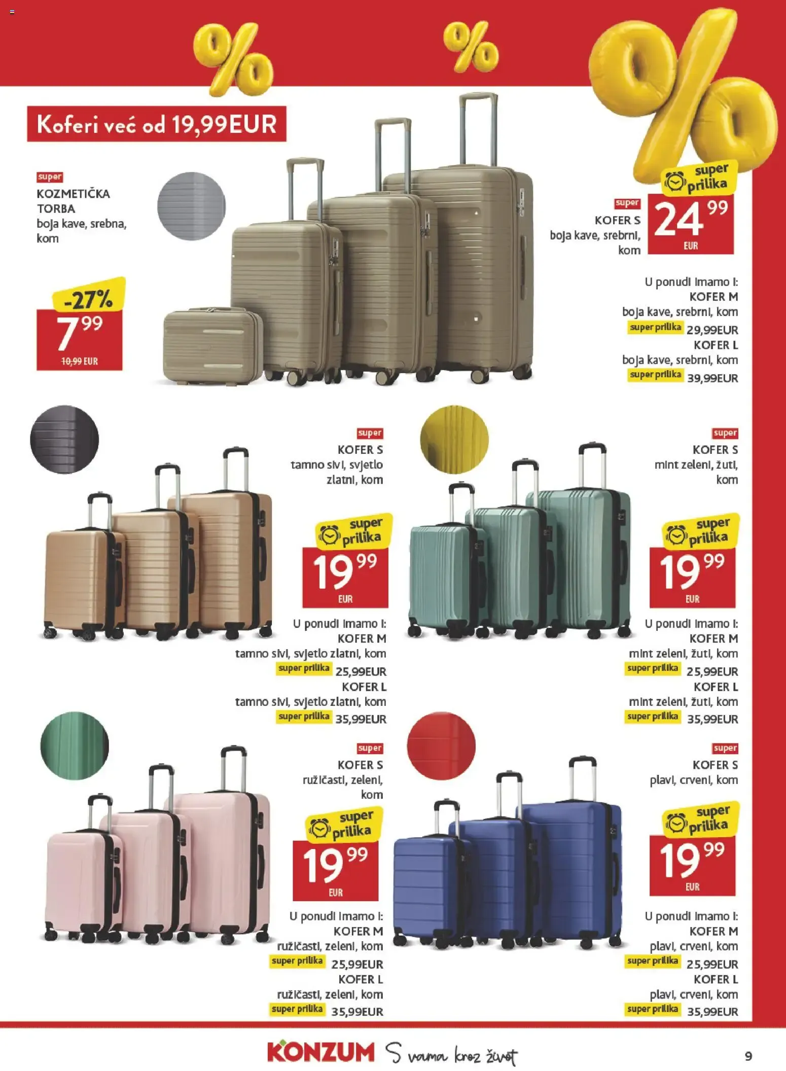 Katalog Konzum Top Ponuda od 19. lipnja do 19. srpnja 2026. - Pregled Stranica 9