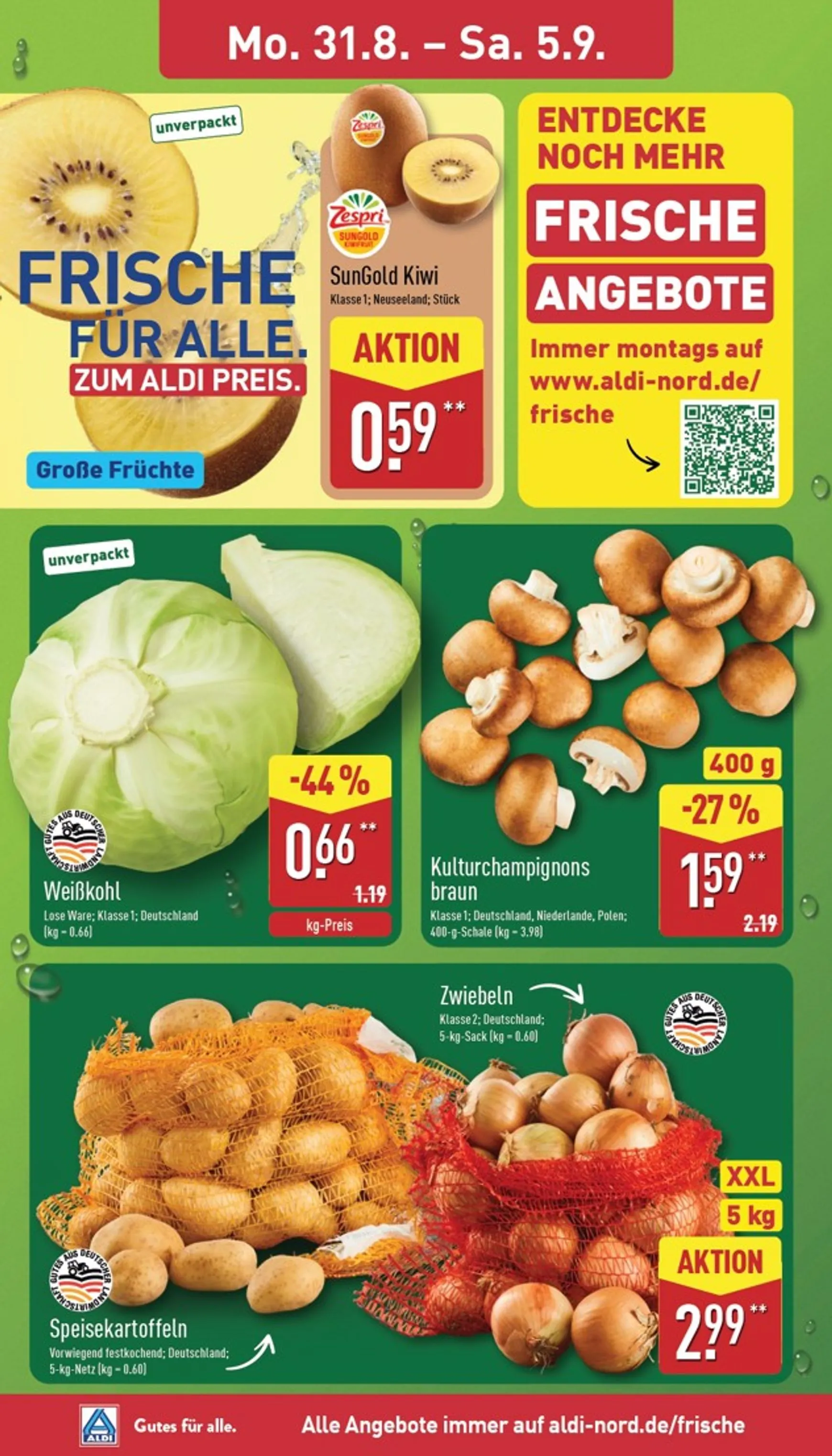 ALDI NORD Prospekt nächste Woche – von Montag 31.08.2026 bis Samstag 05.09.2026 von 31. August bis 5. September 2026 - Prospekt seite 2
