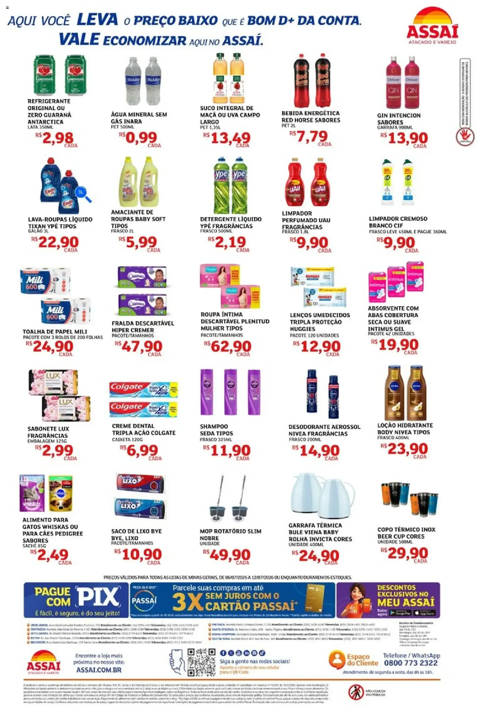 Encarte de Assaí Atacadista ofertas - MG de 06/07/2026 | Promoções Online 6 de julho até 12 de julho 2026 - Pagina 3