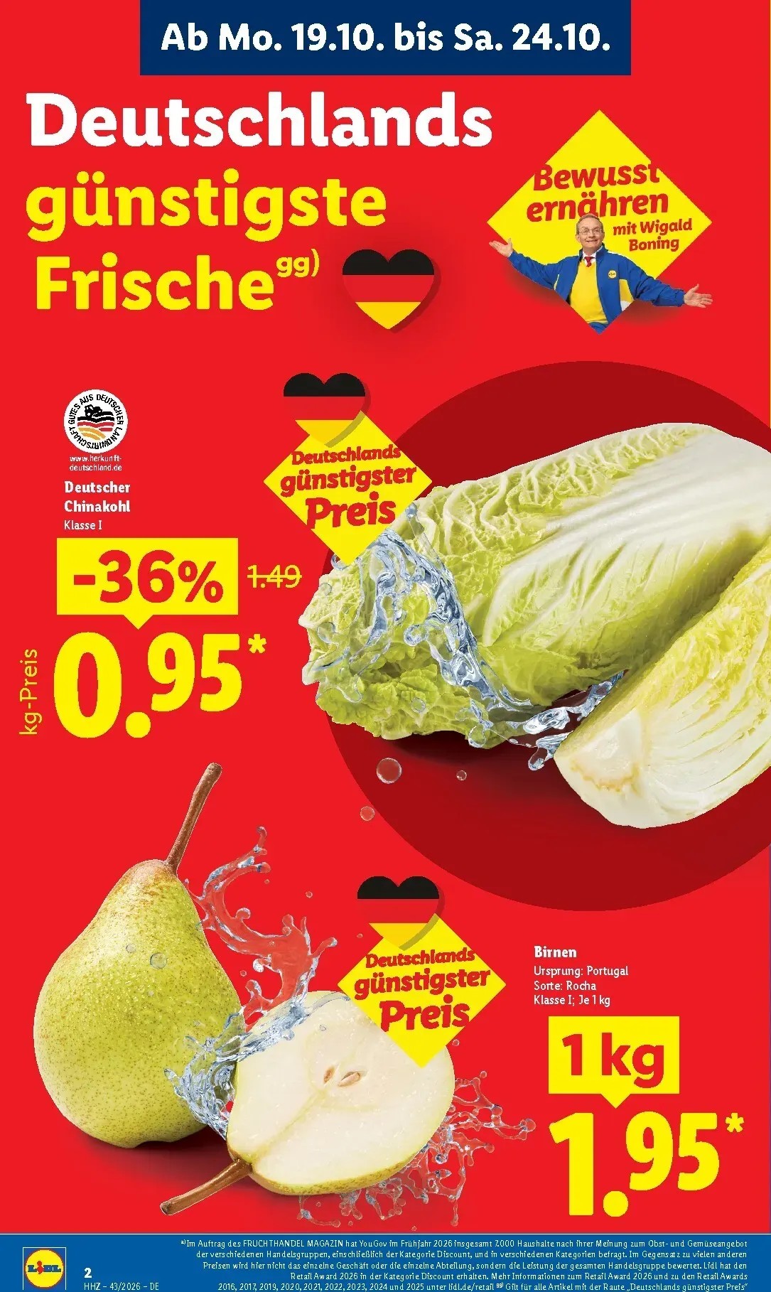 Lidl Prospekt – von Montag 19.10.2026 bis Samstag 24.10.2026 von 19. Oktober bis 24. Oktober 2026 - Prospekt seite 2