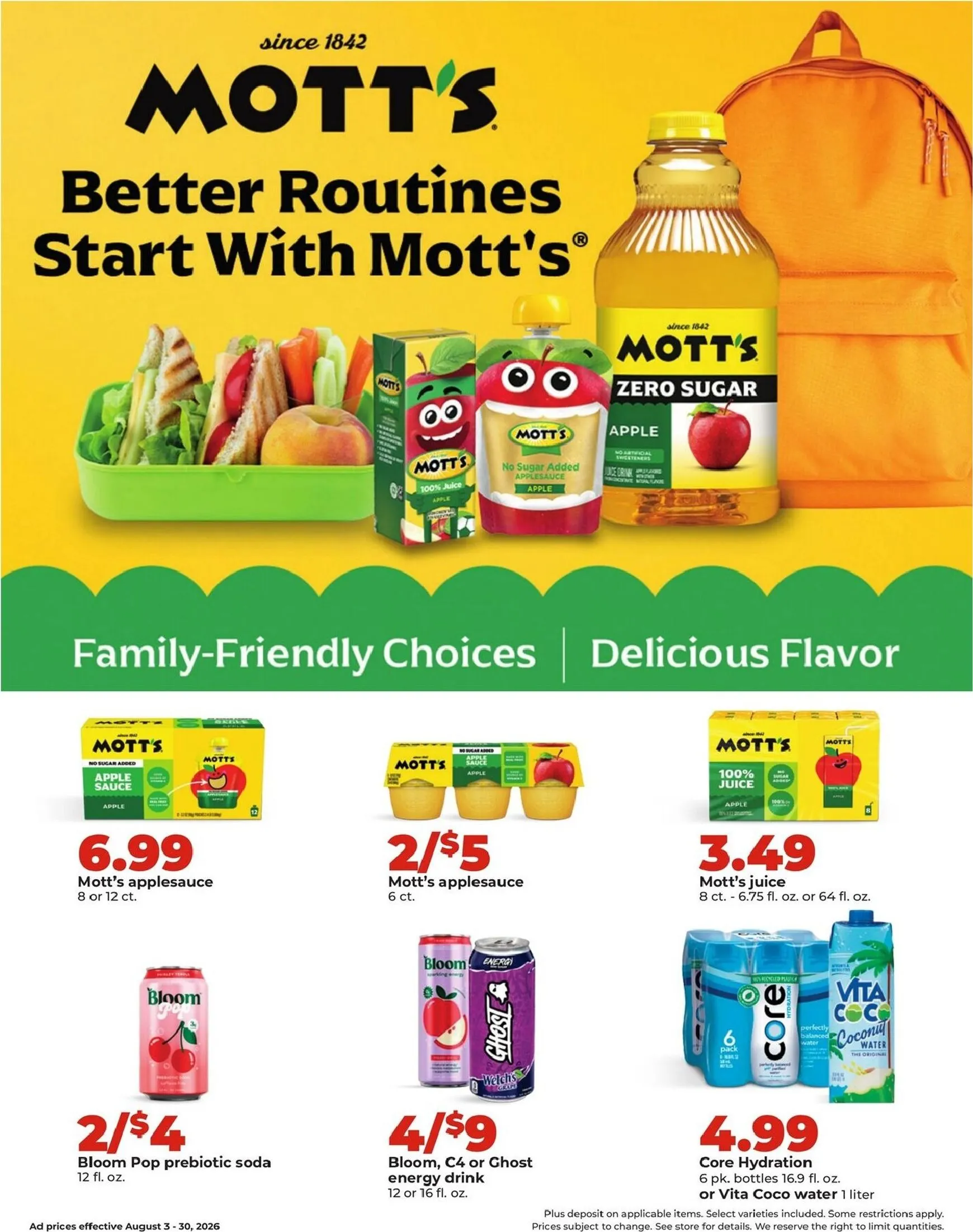 Weekly promotion Current Hy Vee August leaflet valid from Monday 08/03/2026 to Sunday 08/30/2026 spanning from August 3 to August 30 2026 - Page 7 for Catalogue 365