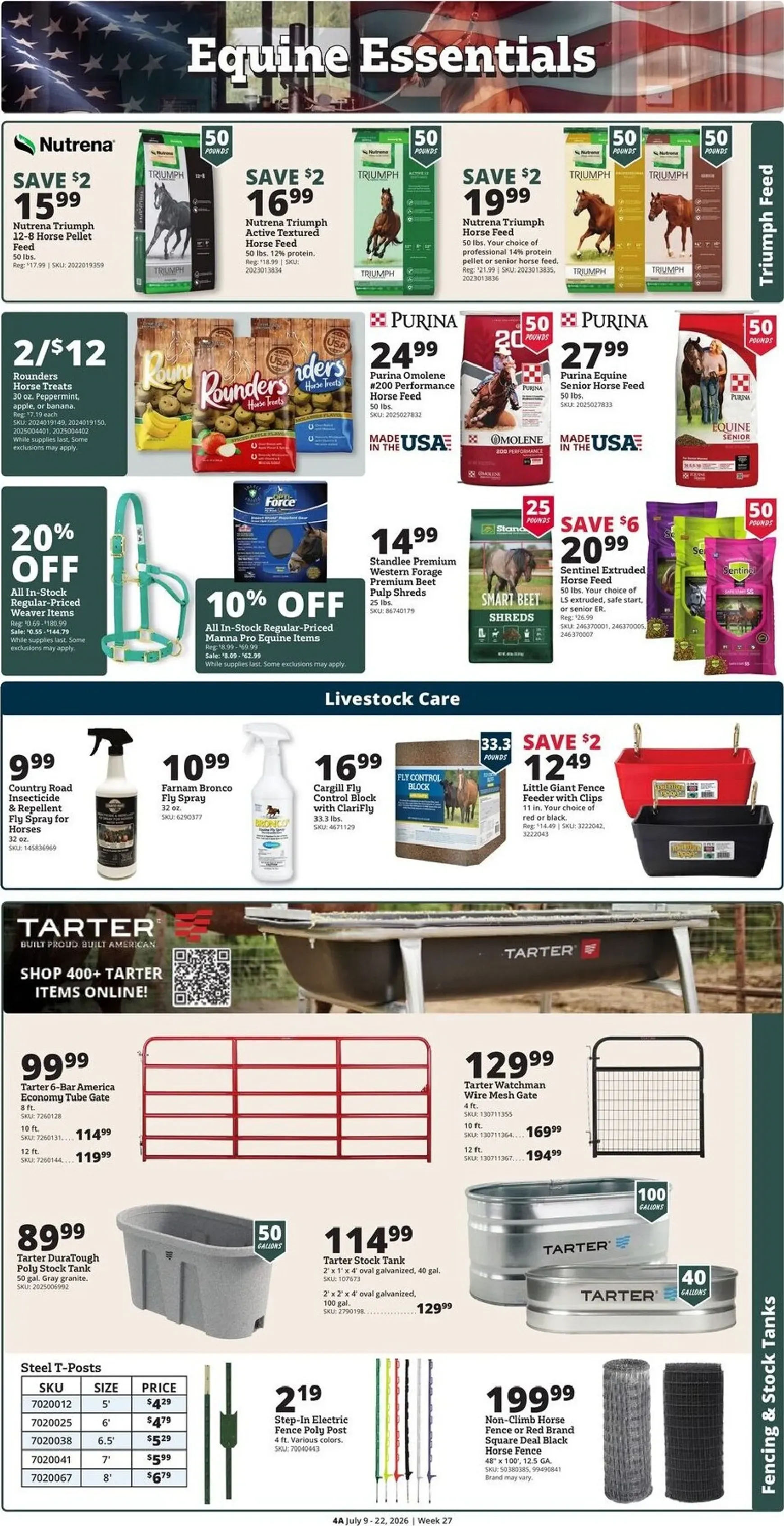 Weekly ad Current Rural King leaflet valid from Thursday 07/09/2026 to Wednesday 07/22/2026 from July 9 to July 22 2026 - Page 6