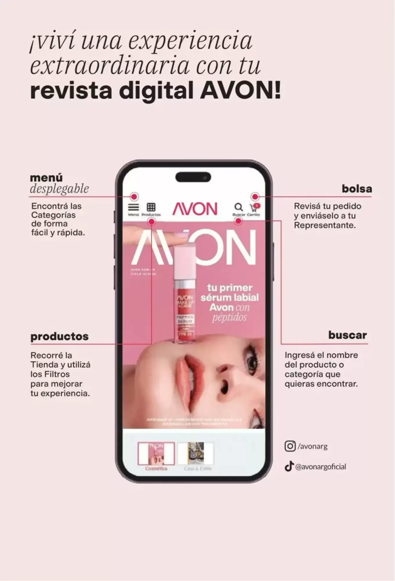 Ofertas de Tu primer sérum labial Avon con péptidos 12 de octubre al 27 de octubre 2026 - Página 4 del catálogo