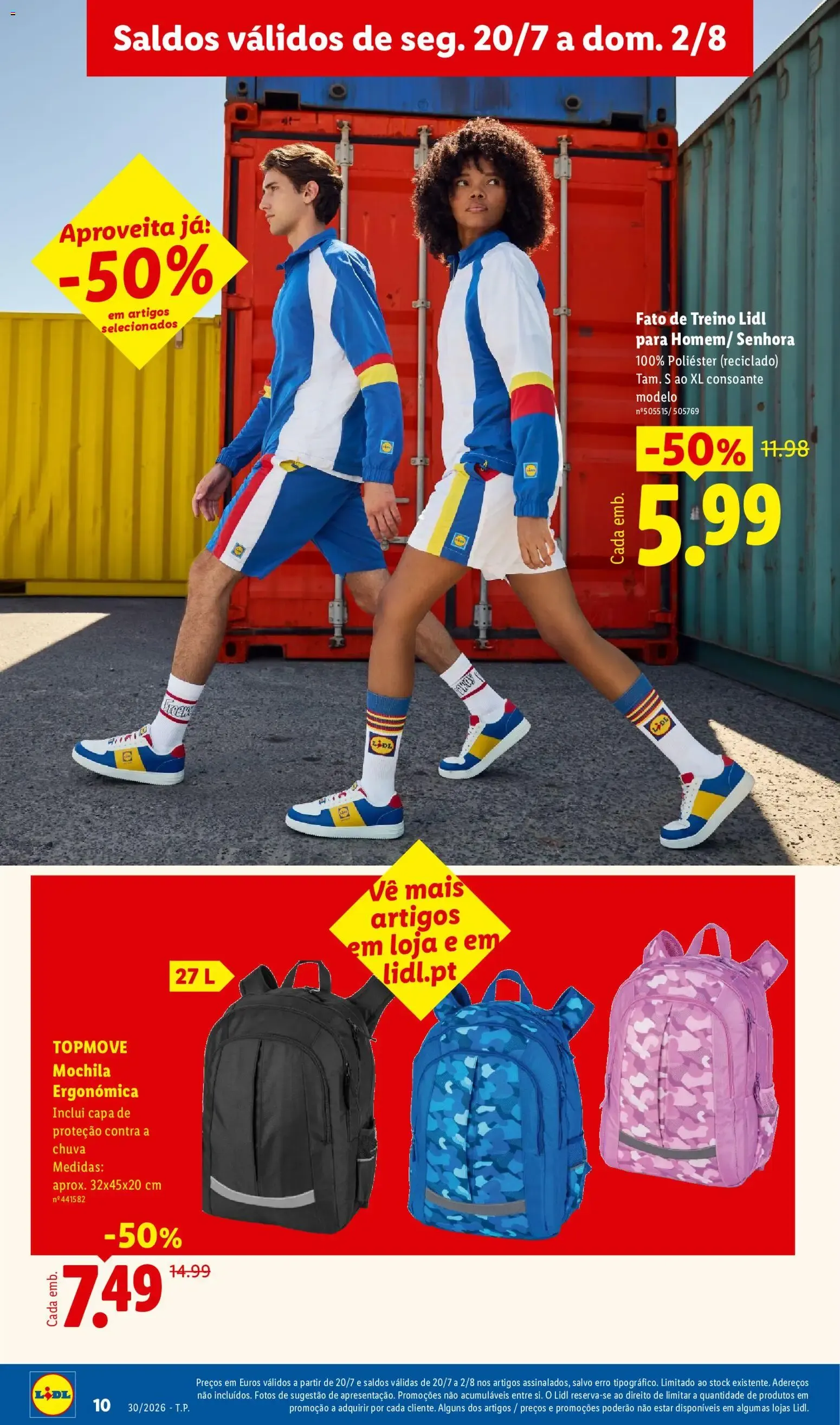 Folheto Lidl Novidades » de 20/07/2026 - 26/07/2026 de 20 de julho até 2 de agosto 2026 - Pagina 10