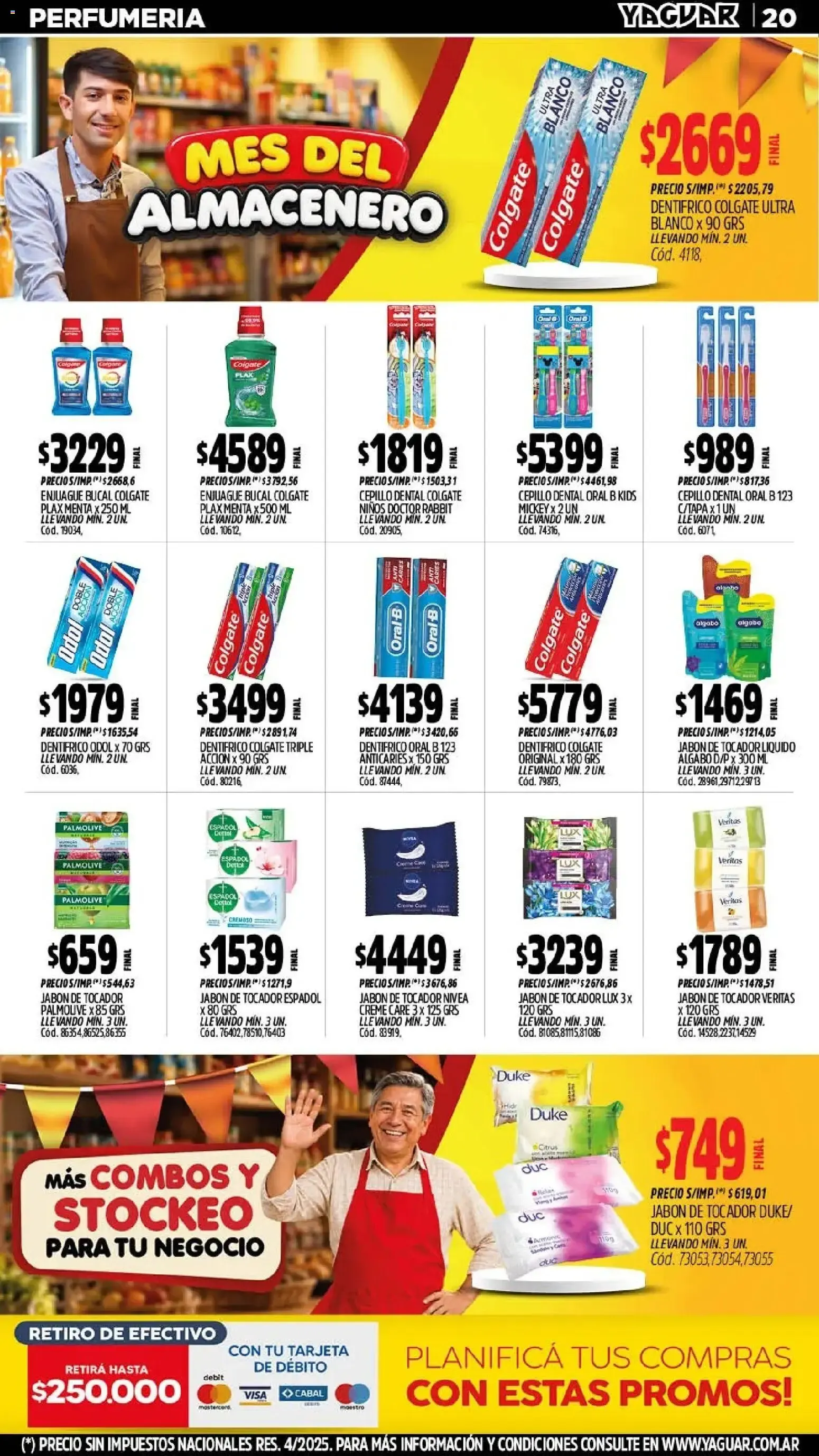 Ofertas de Mayorista Yaguar - Mes del Almacenero 21 de septiembre al 26 de septiembre 2026 - Página 20 del catálogo