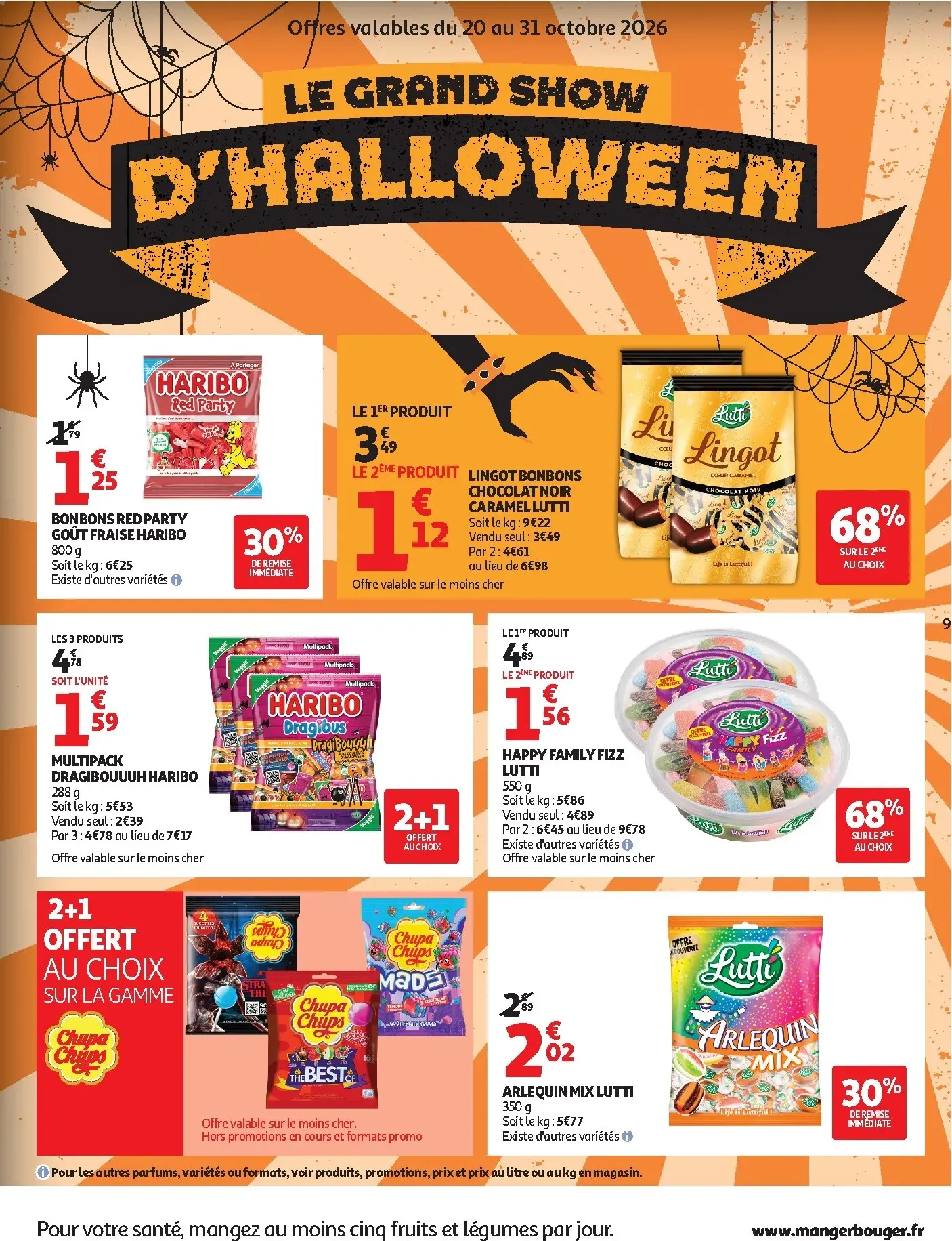 Current Auchan Supermarché leaflet valid from du mardi 20/10/2026 to du samedi 24/10/2026 du 20 octobre au 24 octobre 2026 - Catalogue page 9