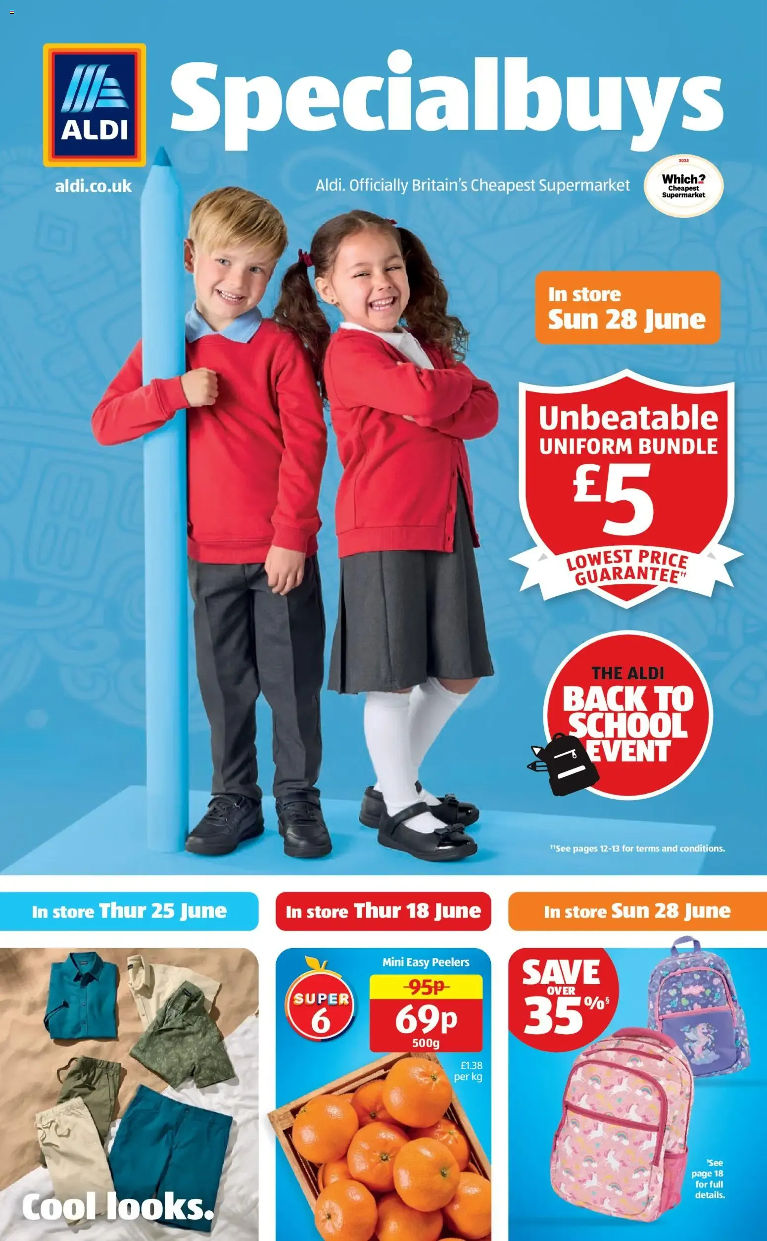 Aldi Specialbuys: Back to School Event 2026 from 22 June to 28 June 2026 - Catalogue Page 1