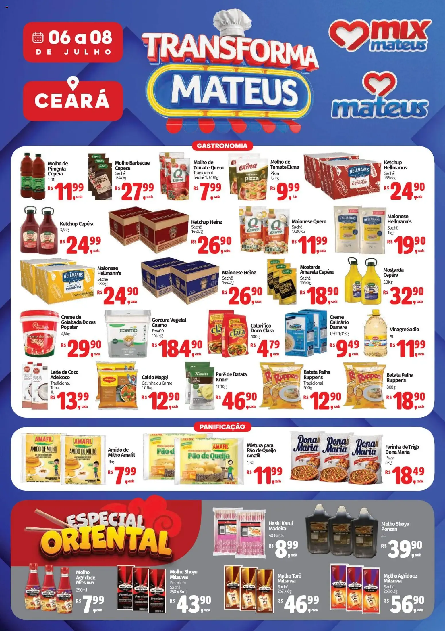 Encarte de Mateus ofertas Transforma Mateus de 06/07/2026 | Promoções Online 6 de julho até 8 de julho 2026 - Pagina 1