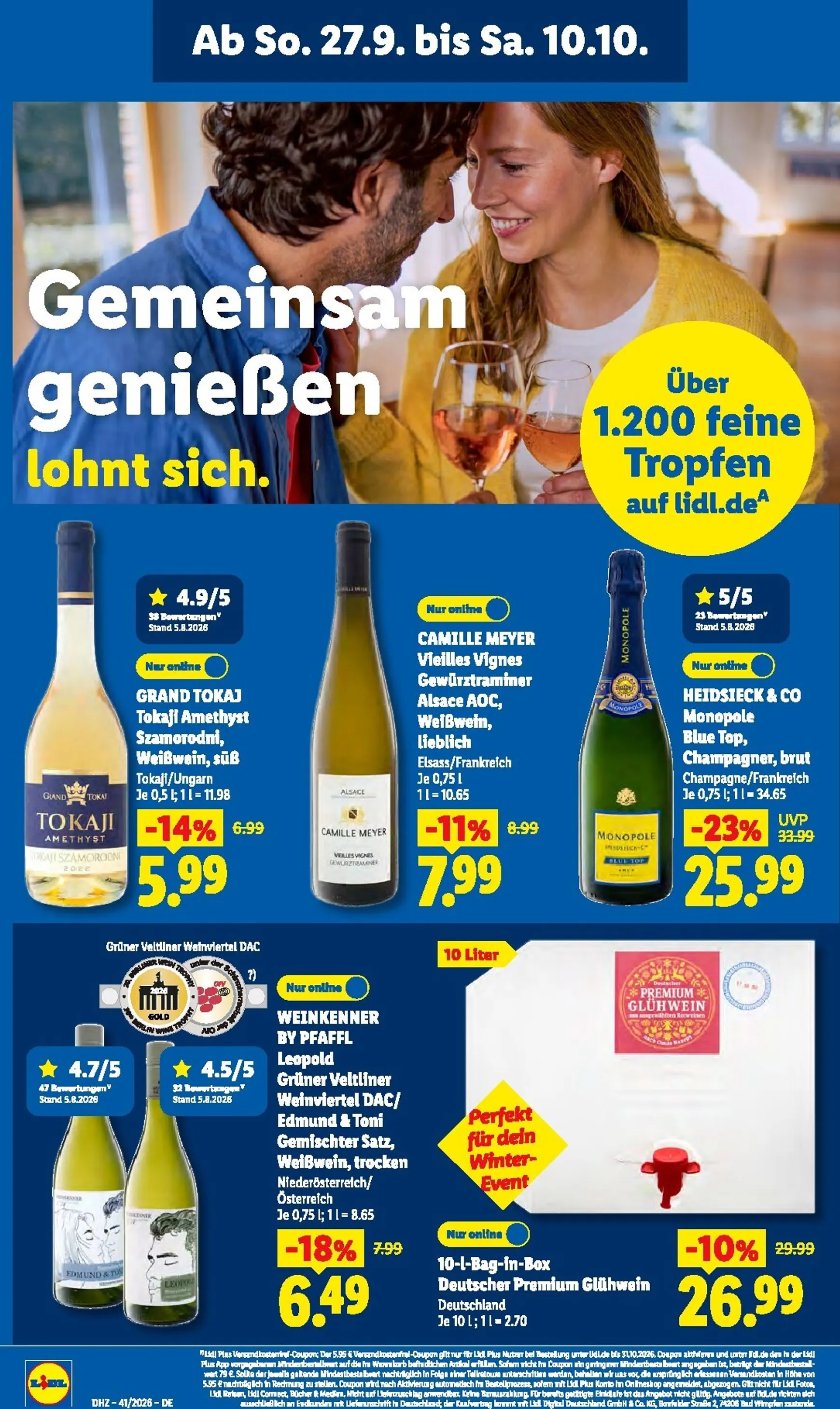 Lidl Prospekt nächste Woche – von Montag 05.10.2026 bis Samstag 10.10.2026 von 5. Oktober bis 10. Oktober 2026 - Prospekt seite 29