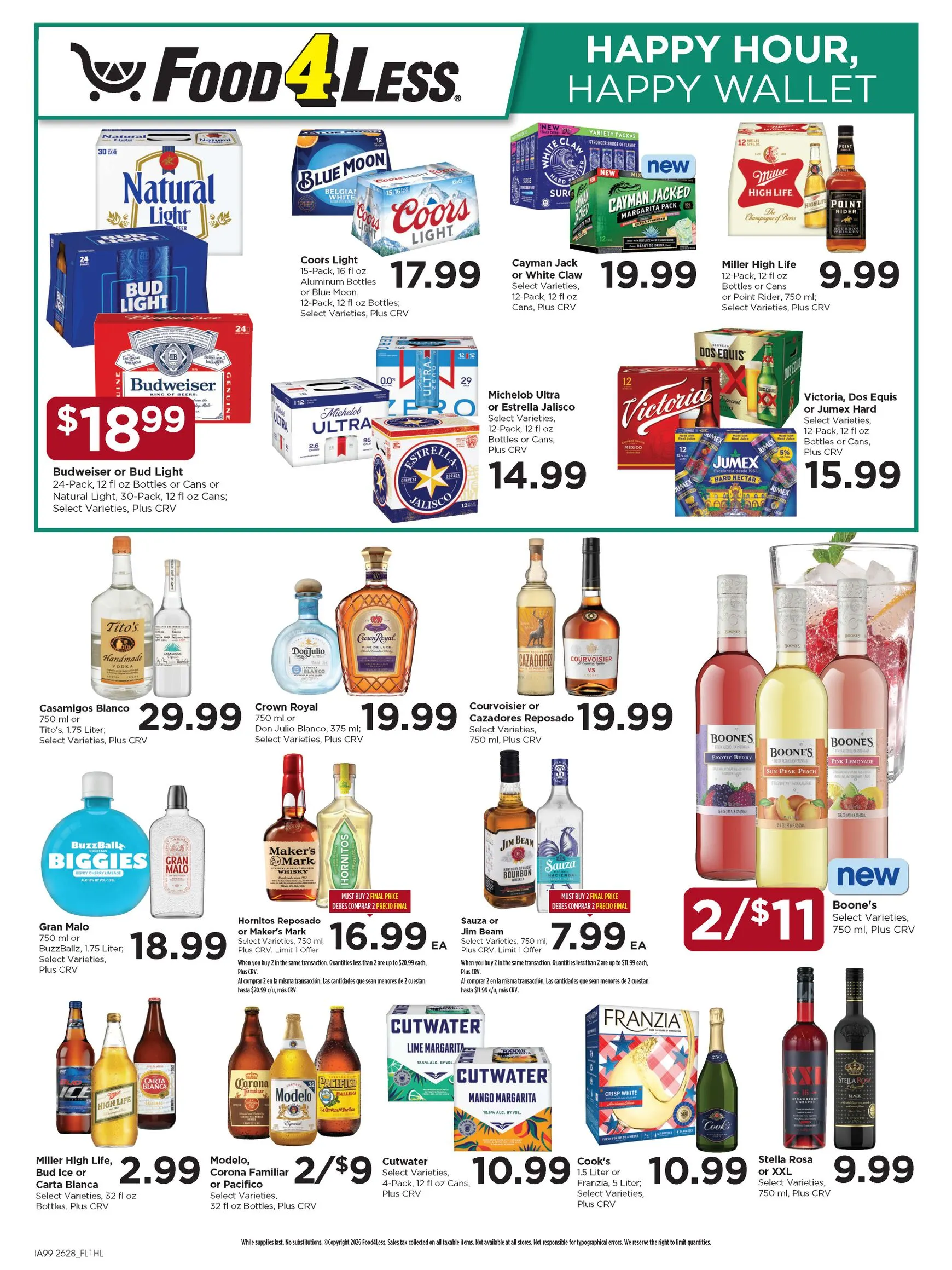 Weekly ad Current Food 4 Less leaflet valid from Wednesday 08/12/2026 to Tuesday 08/18/2026 from August 12 to August 18 2026 - Page 9