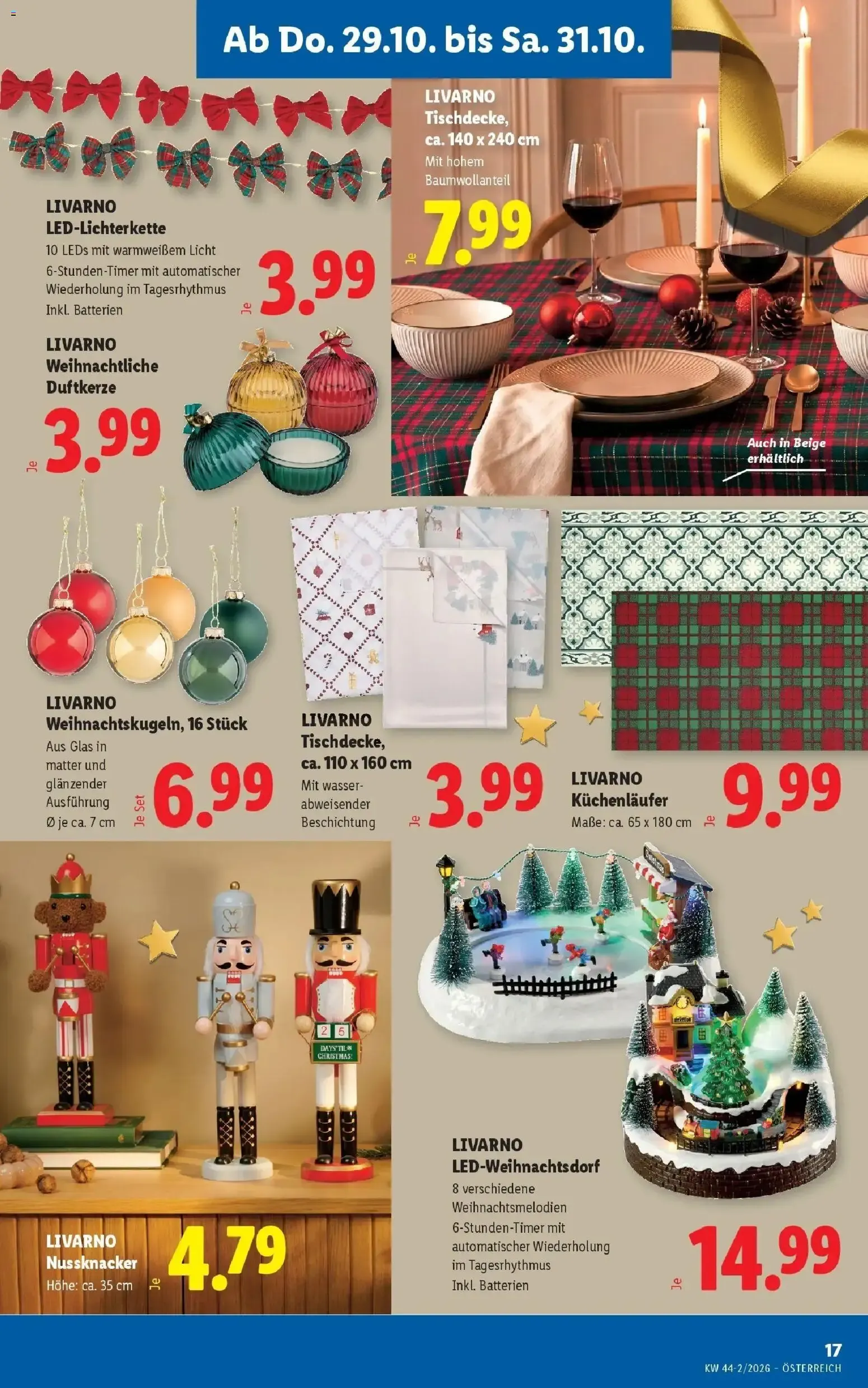 Lidl Flugblatt - Wien ab 25.10.2026 - Angebote ab donnerstag von 29. Oktober bis 31. Oktober 2026 - Flugblätt seite 23