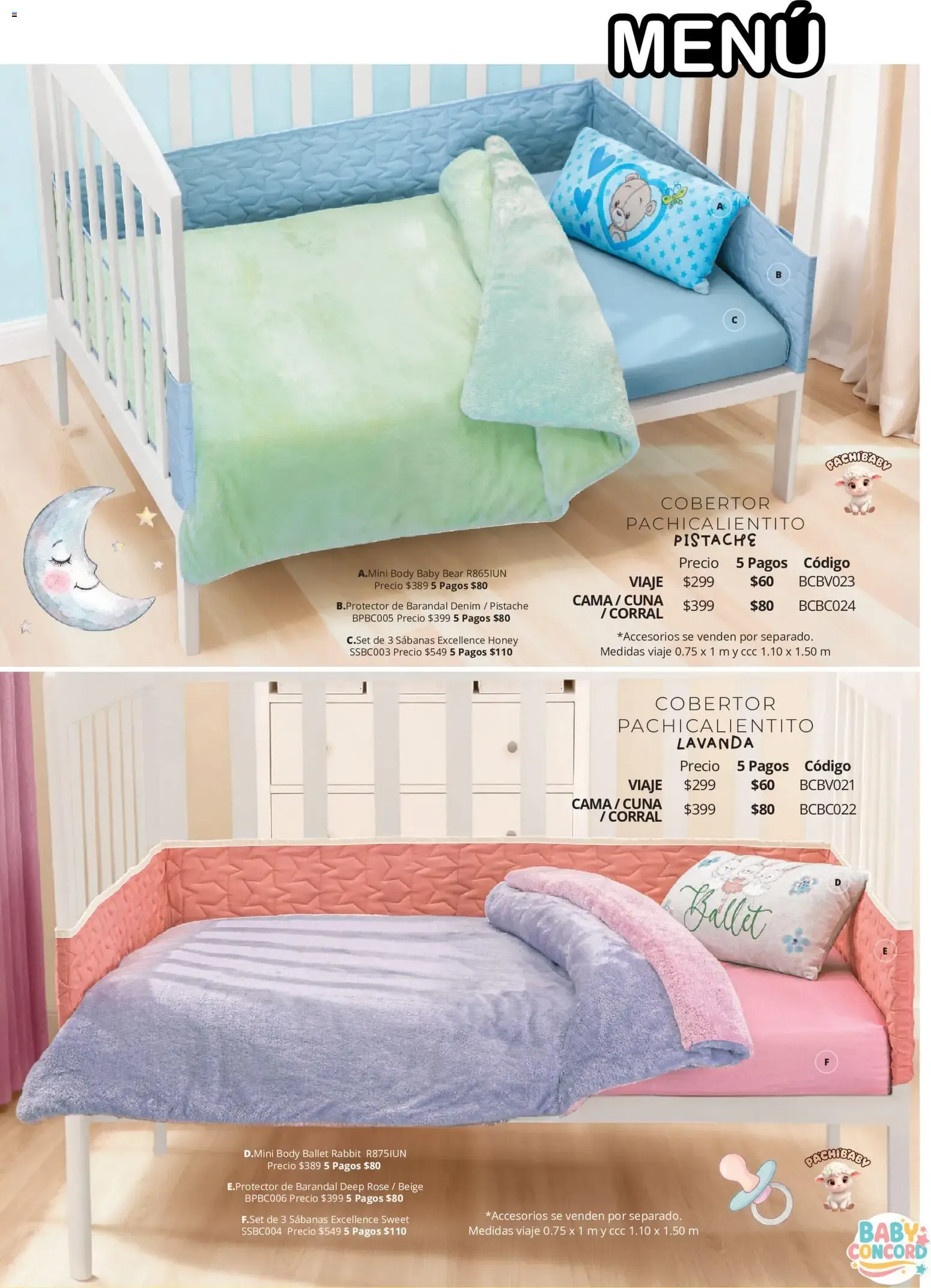 Catálogo de Colchas Concord catálogo Colección Bebé (01/08/2026 - 31/10/2026) - catálogo en línea 1 de agosto al 31 de octubre 2026 - Pagina 7