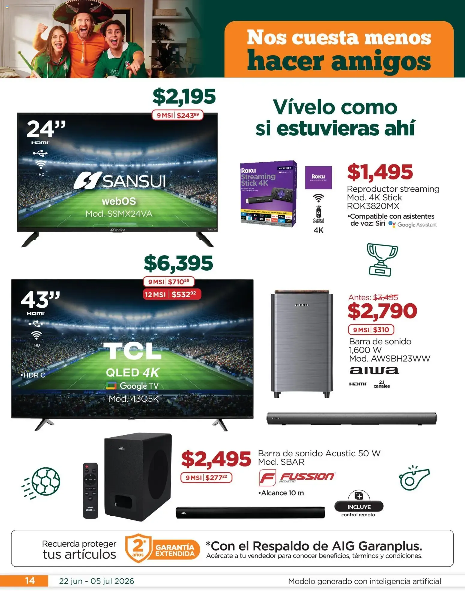Catálogo de Chedraui folleto Llegan los porti ofertones del verano (22/06/2026 - 05/07/2026) - catálogo en línea 22 de junio al 5 de julio 2026 - Pagina 14