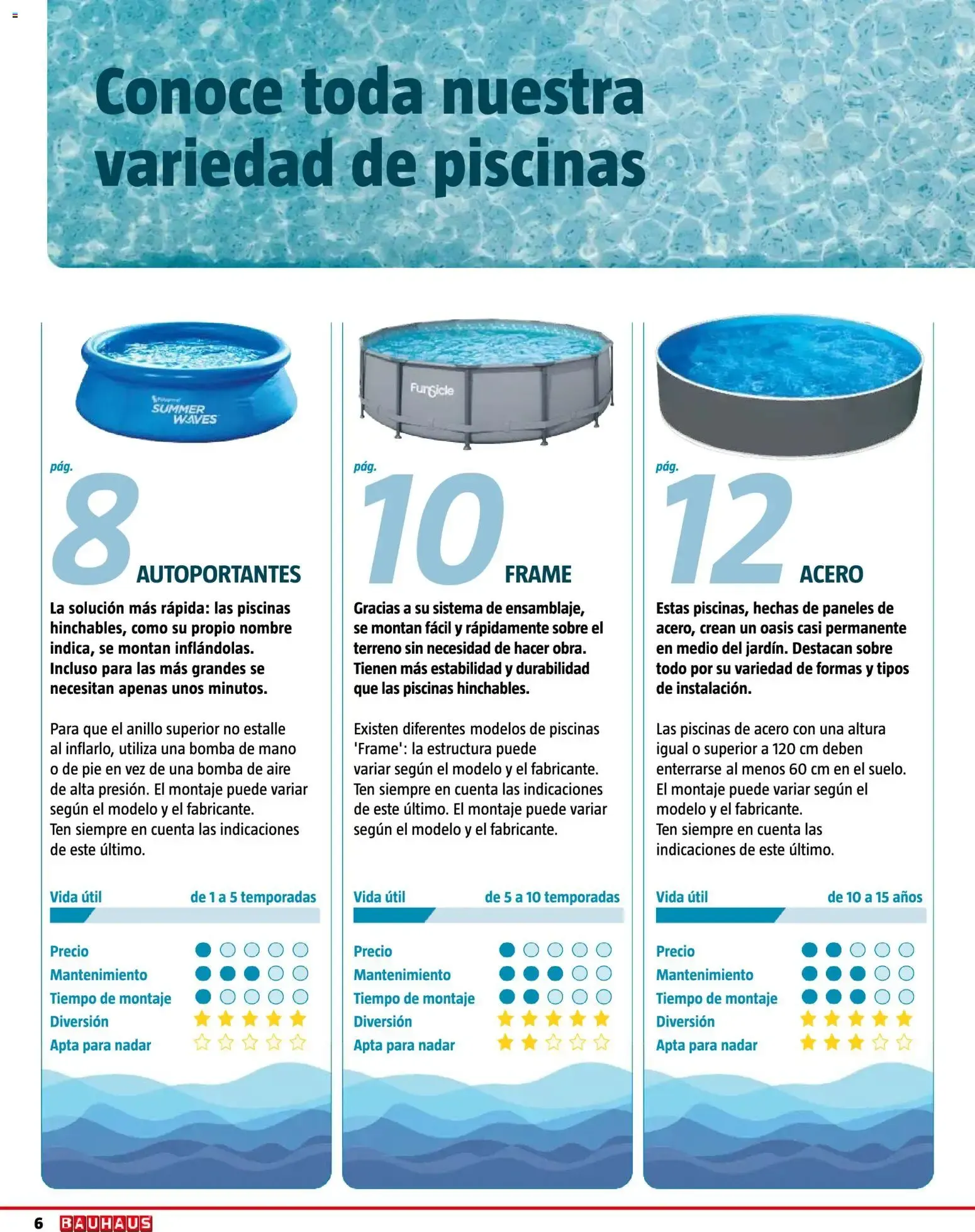 Catálogo de Bauhaus Piscinas, Spas, Limpieza y Mantenimiento 1 de junio al 5 de julio 2026 - Página 6