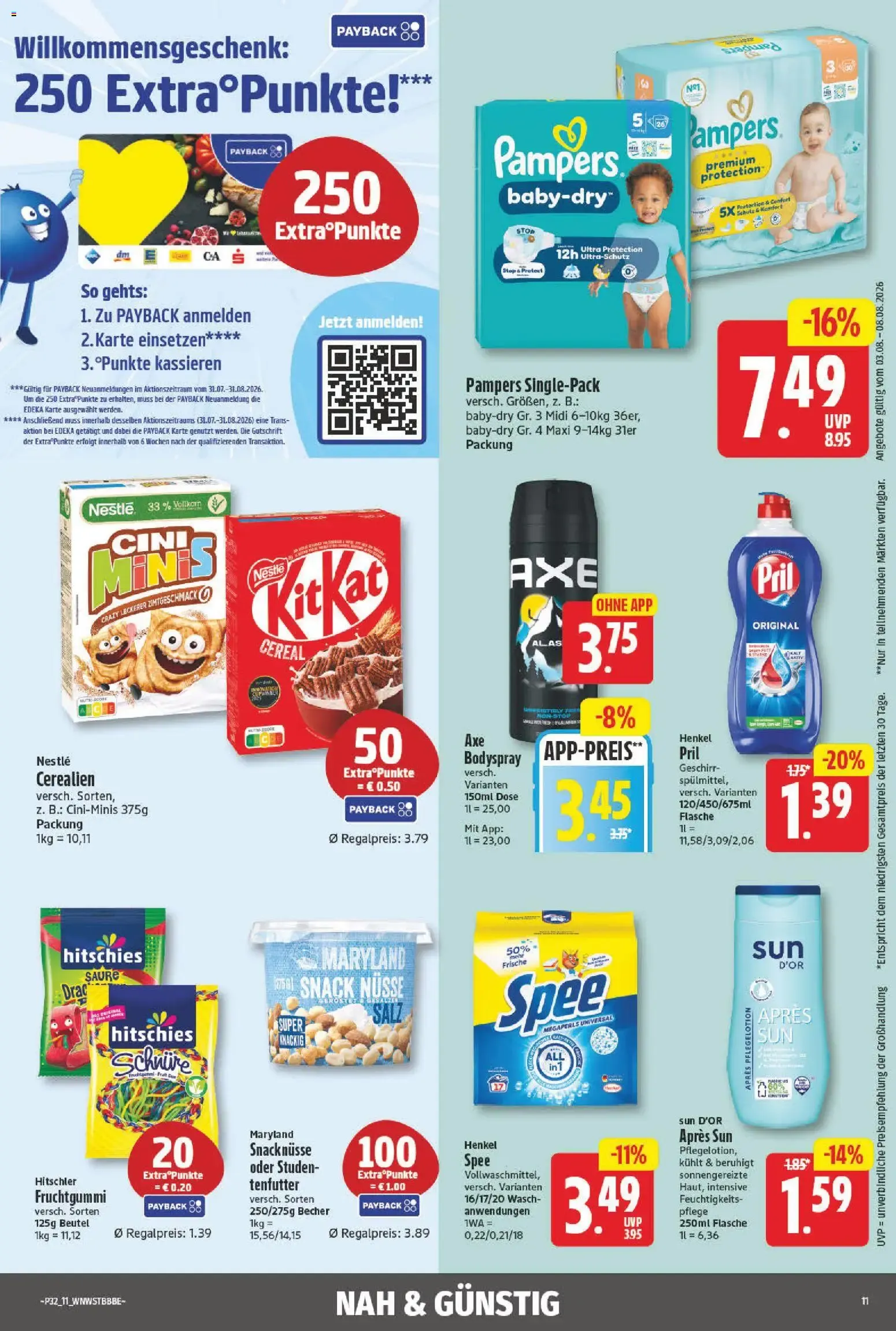 NP Partner der EDEKA: Kleine Preise - Starke Marken von 3. August bis 8. August 2026 - Prospekt seite 10