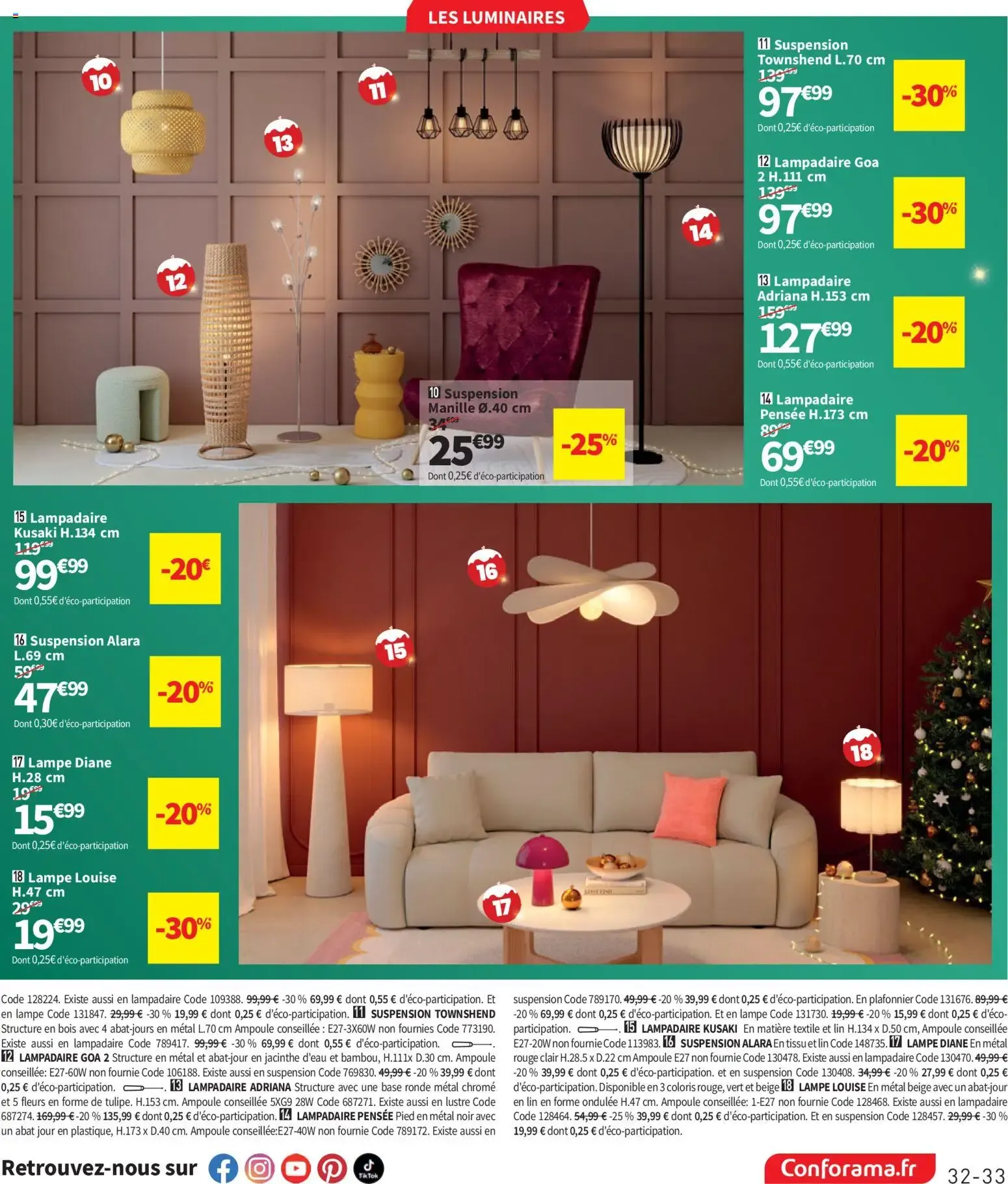 Conforama - Promos de Noël du 27 octobre au 25 décembre 2026 - Catalogue page 33