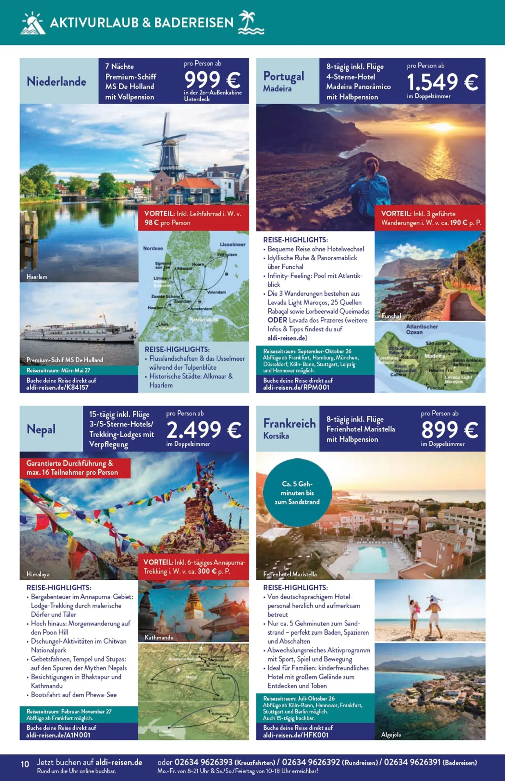 ALDI REISEN - Die Welt Entdecken! von 1. Juli bis 31. Juli 2026 - Prospekt seite 10