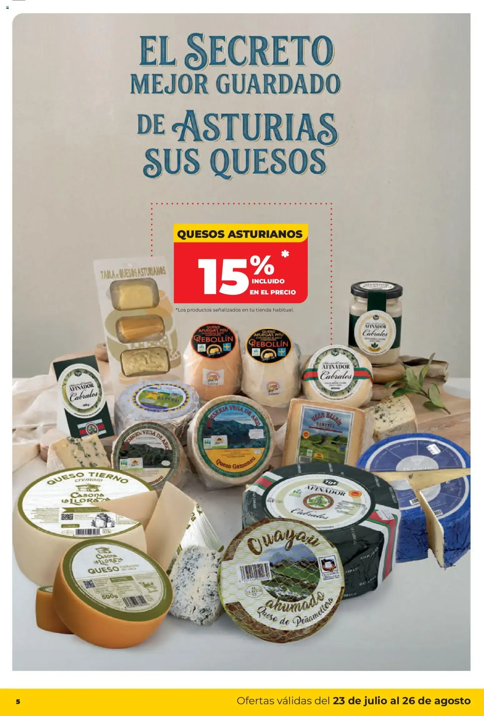 Catálogo de Alimerka folleto Asturias del 23/07/2026 | Catálogo 23 de julio al 26 de agosto 2026 - Página 5