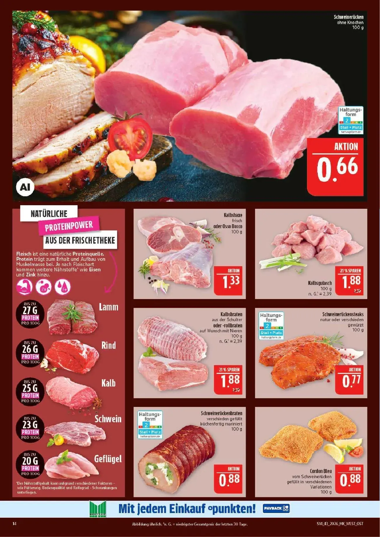 Marktkauf App: Scannen & Clever Sparen von 19. Oktober bis 24. Oktober 2026 - Prospekt seite 14