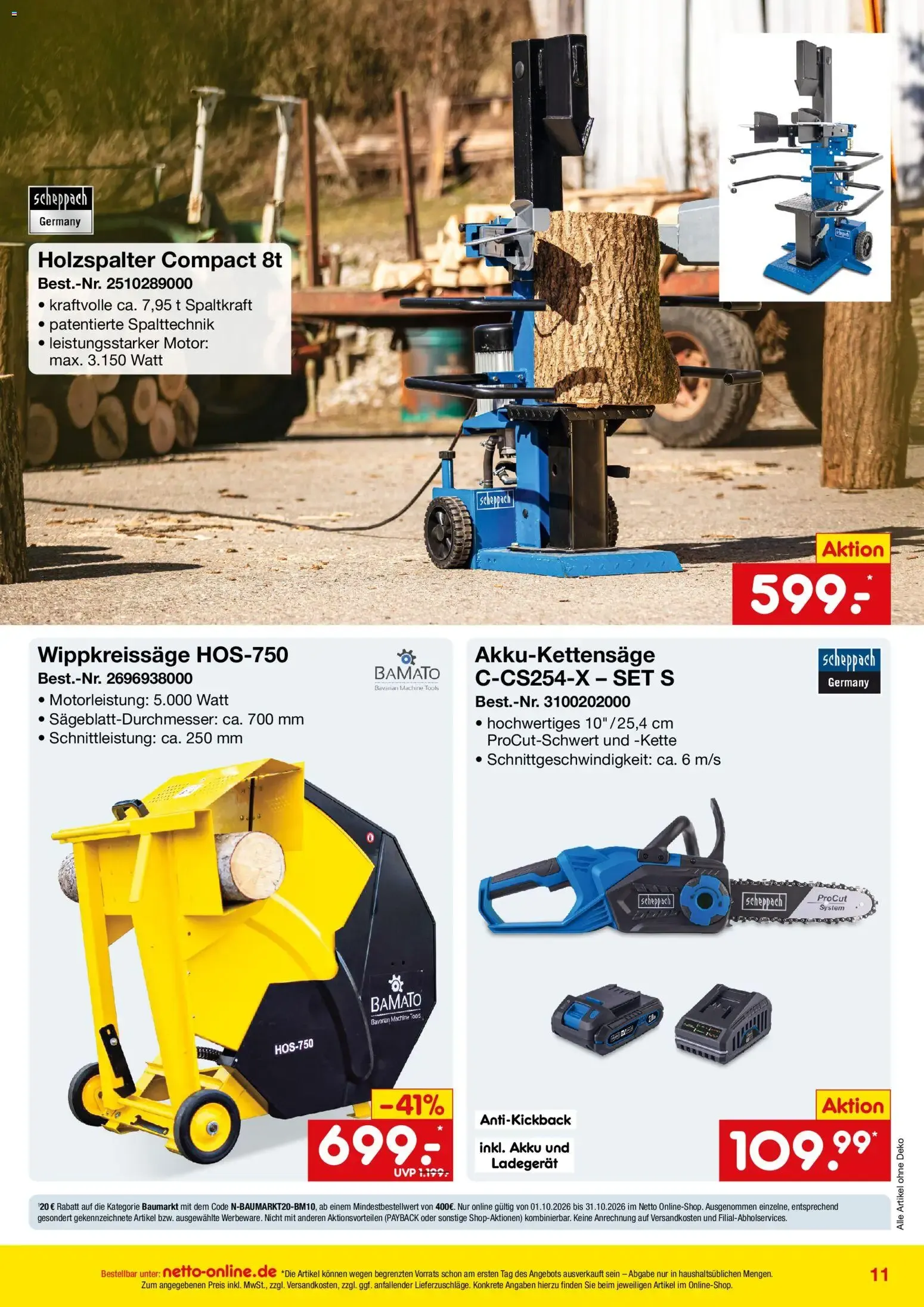 Netto Marken-Discount Online-Angebote Oktober (ab 01.10.2026) » Angebote van 1 oktober tot 31 oktober 2026 - Folder pagina 11