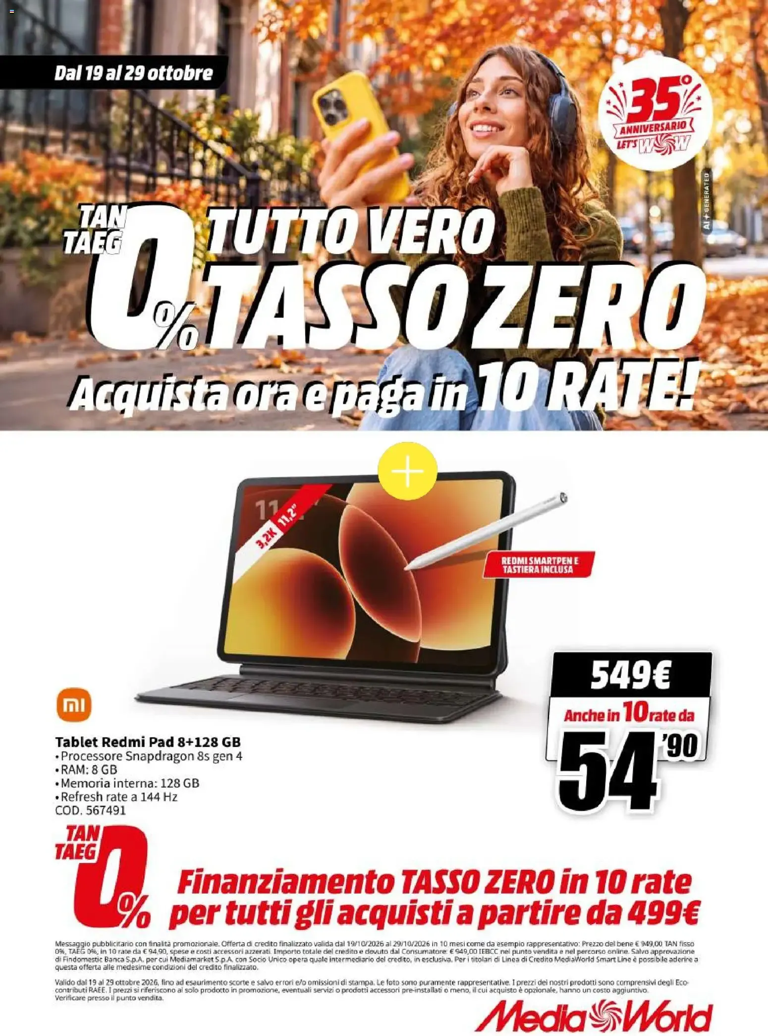Nuovo Media World volantino dal 19/10/2026 > offerte anteprima 🛍️ da 19 ottobre a 29 ottobre di 2026 - Pagina del volantino 14