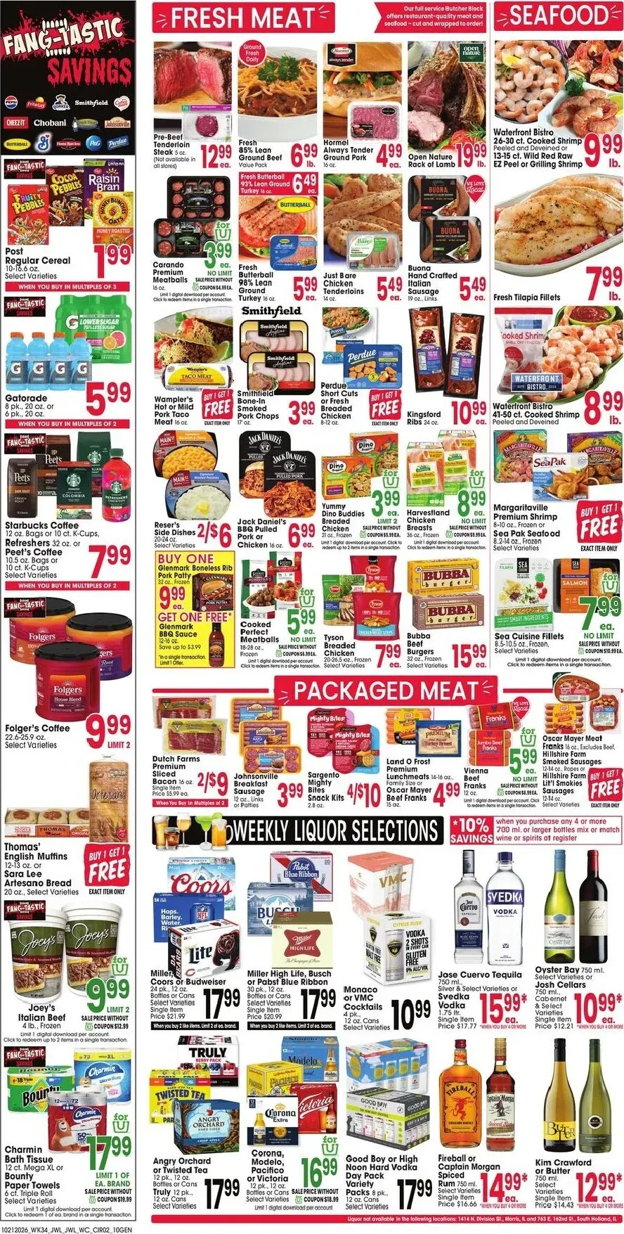 Weekly promotion Current Jewel-Osco leaflet valid from Wednesday 10/21/2026 to Tuesday 10/27/2026 spanning from October 21 to October 27 2026 - Page 2 for Catalogue 365