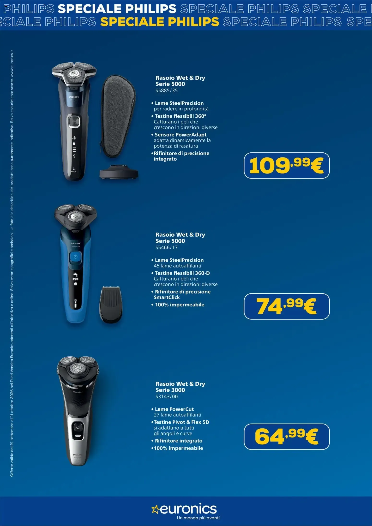 Euronics Tech - Speciale Philips da 21 settembre a 11 ottobre di 2026 - Pagina del volantino 3