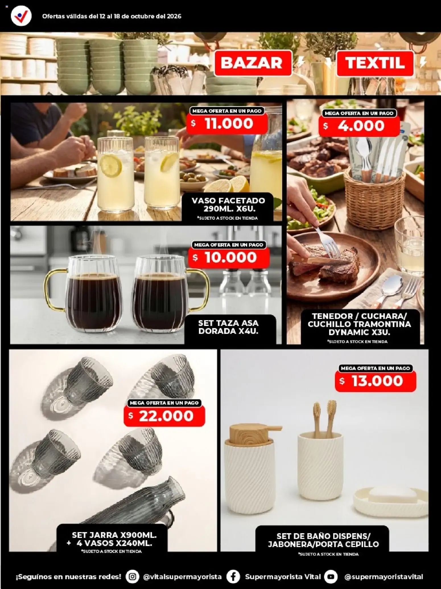 Ofertas de Vital - Especial de nonfood || del 12/10/2026 - 18/10/2026 || Catálogo 12 de octubre al 18 de octubre 2026 - Página 3 del catálogo