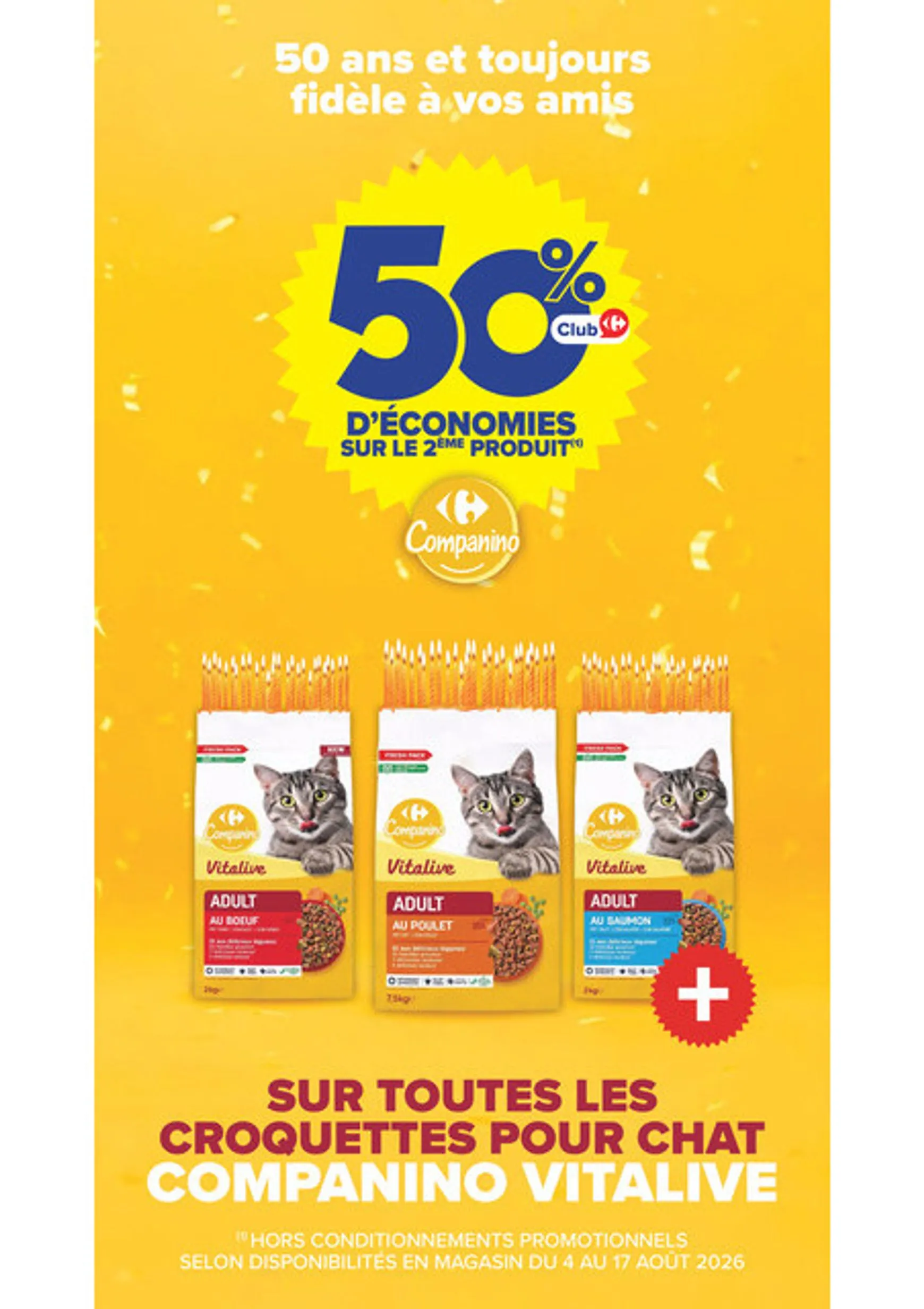 Current Carrefour Market - Découvrez la Marque Carrefour Companino leaflet valid from du mardi 04/08/2026 to du lundi 07/09/2026 du 4 août au 7 septembre 2026 - Catalogue page 11