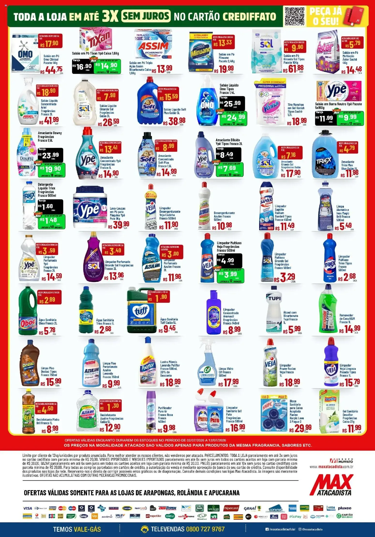 Encarte de Max Atacadista - Ofertas da semana de 02/07/2026 | Promoções Online 2 de julho até 12 de julho 2026 - Pagina 8