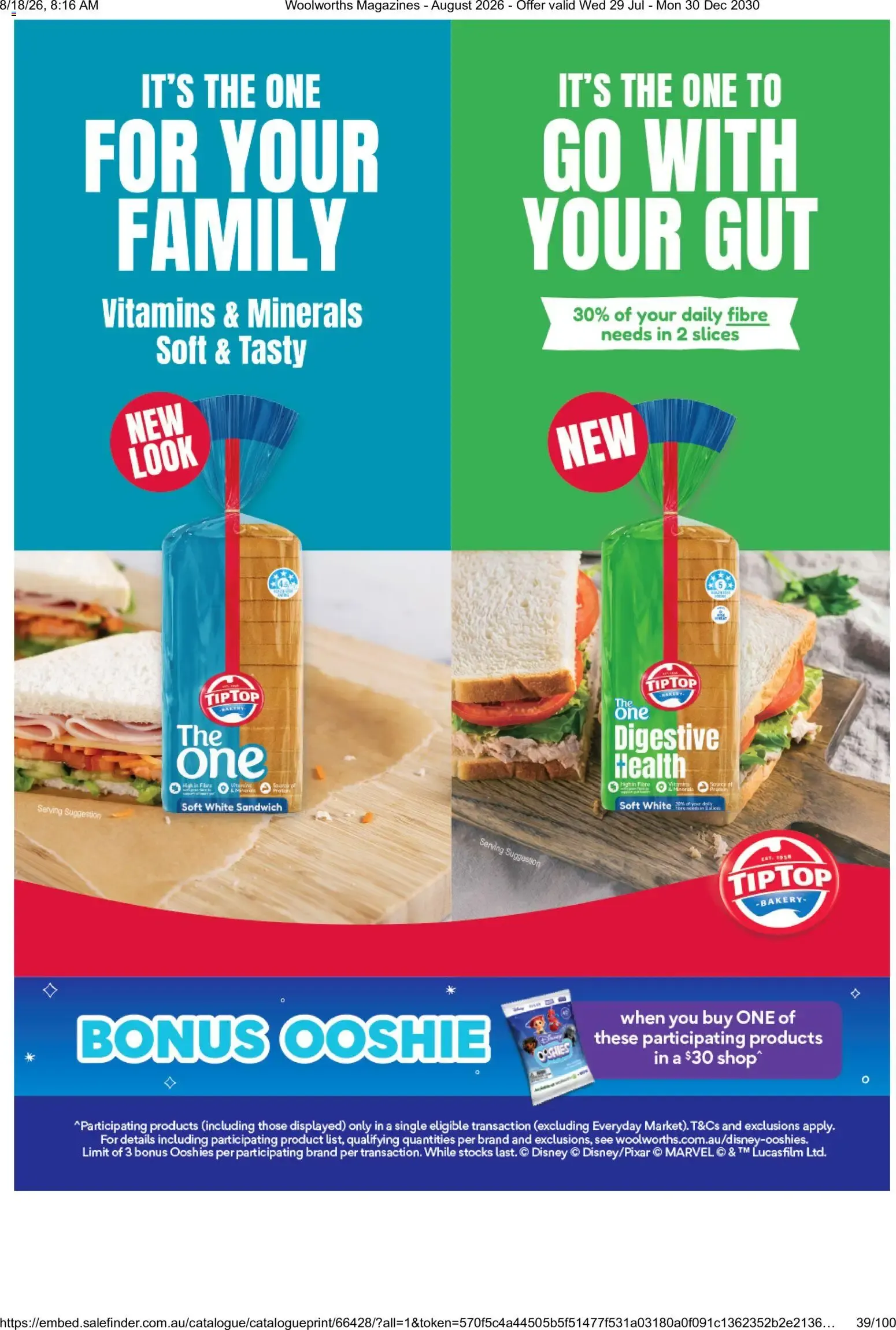 Woolworths Fresh Ideas - August 2026 - Catalogue valid from 29 July to 30 December 2030 - page 39