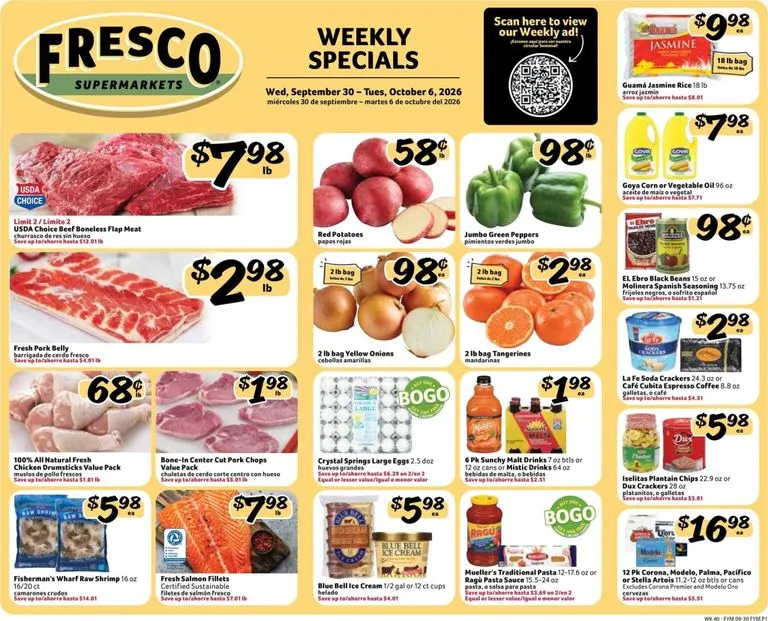 Fresco Supermarkets Weekly Specials