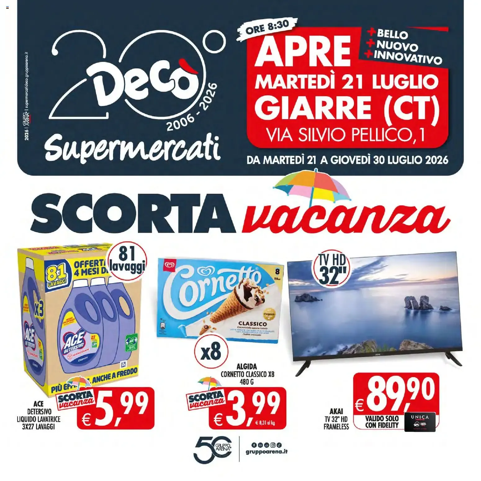 Nuovo Decò volantino Giarre dal 21/07/2026 > offerte anteprima 🛍️