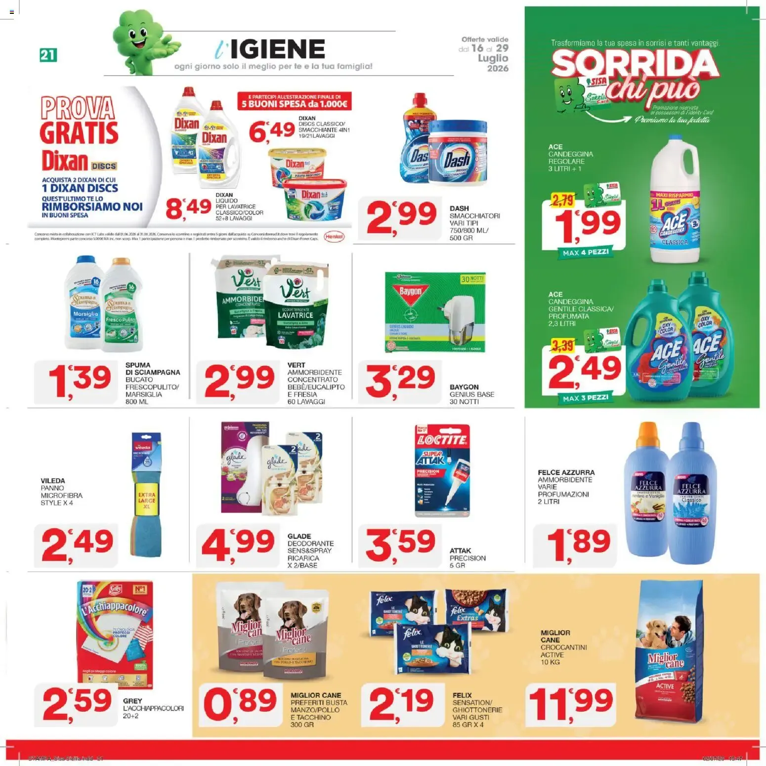 Nuovo SISA volantino dal 16/07/2026 > offerte anteprima 🛍️ da 16 luglio a 29 luglio di 2026 - Pagina del volantino 18