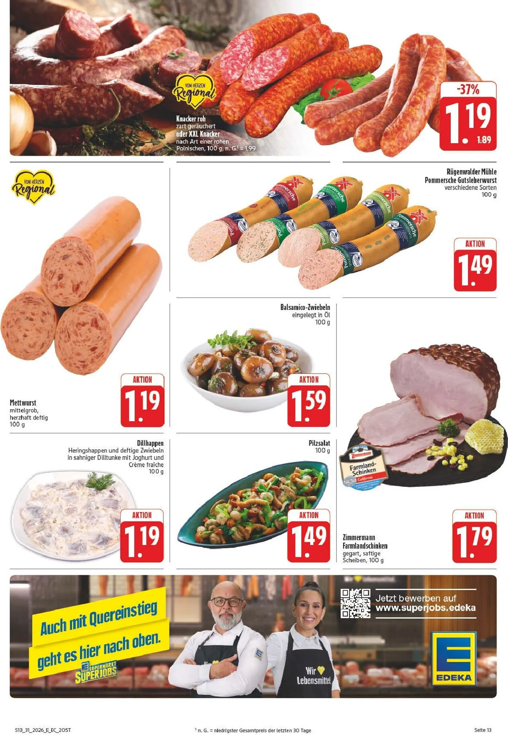 Edeka - Potrzebski Prospekt – von Montag 27.07.2026 bis Samstag 01.08.2026 von 27. Juli bis 1. August 2026 - Prospekt seite 17