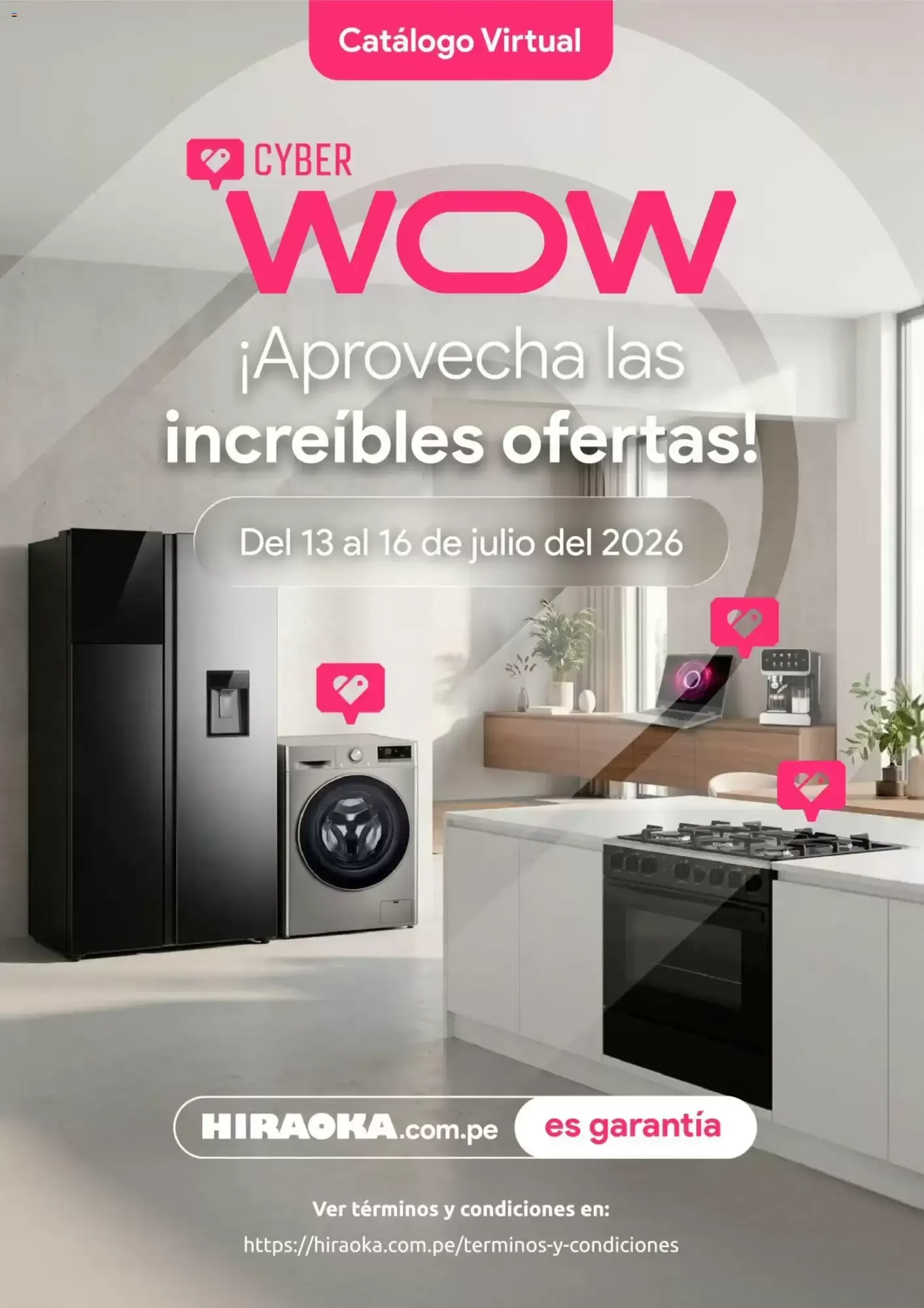 Catalogo de Catálogo Virtual Cyber WOW Hiraoka 13 de julio al 16 de julio 2026 - Pag 1