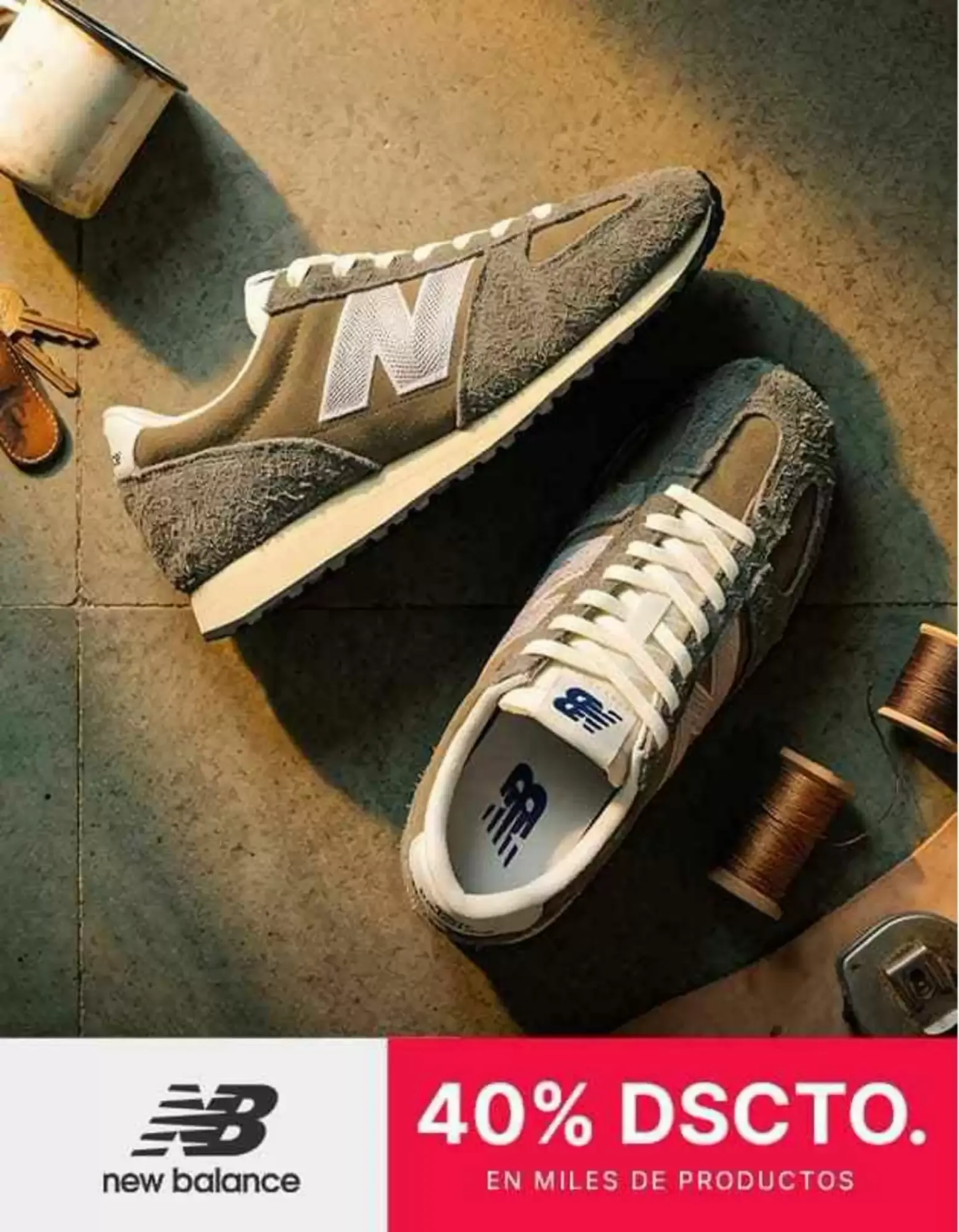 New Balance - 40% Descuento en productos
