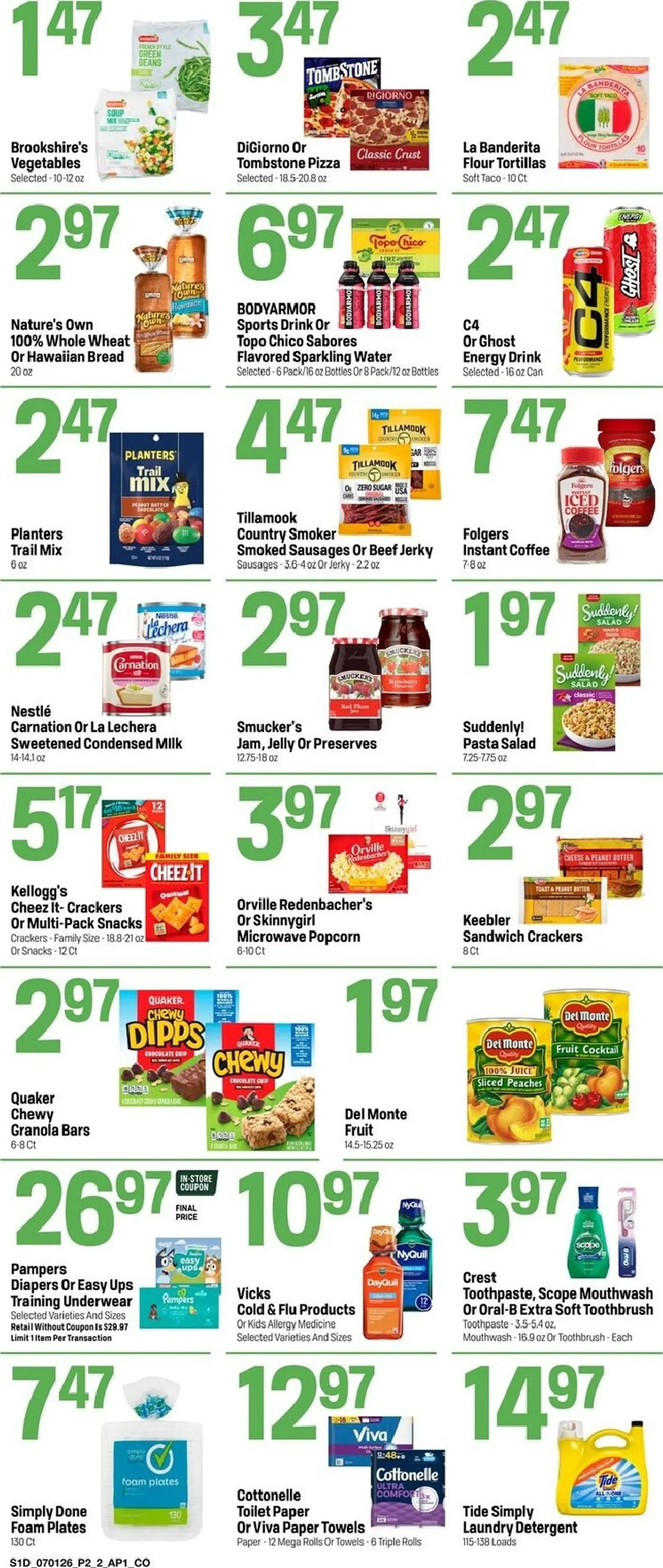 Weekly ad Current Super 1 Foods - Super low prices leaflet valid from Wednesday 07/01/2026 to Tuesday 07/07/2026 from July 1 to July 7 2026 - Page 2