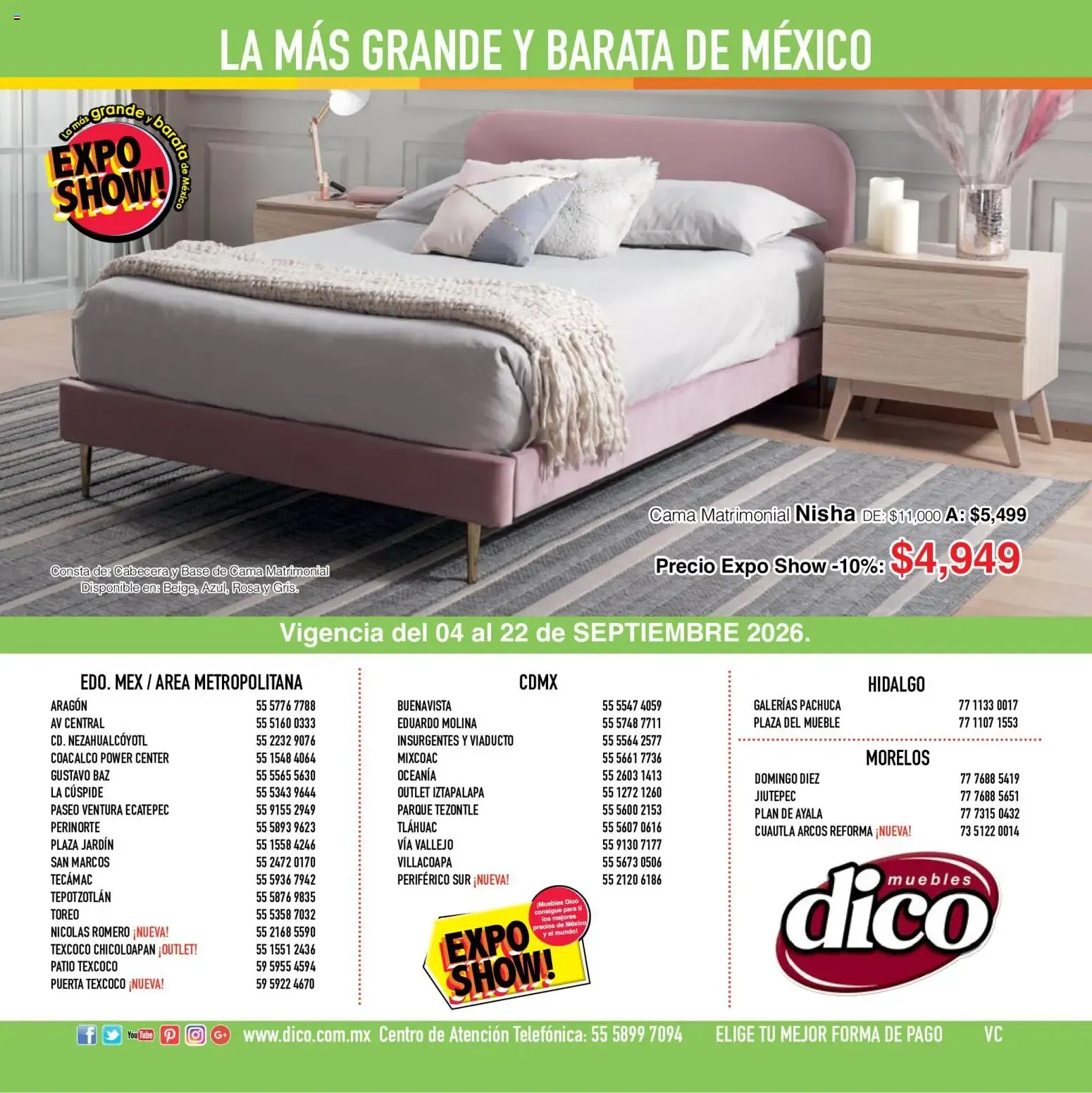 Catálogo de Muebles Dico catálogo Expo Show (04/09/2026 - 22/09/2026) - catálogo en línea 4 de septiembre al 22 de septiembre 2026 - Pagina 36