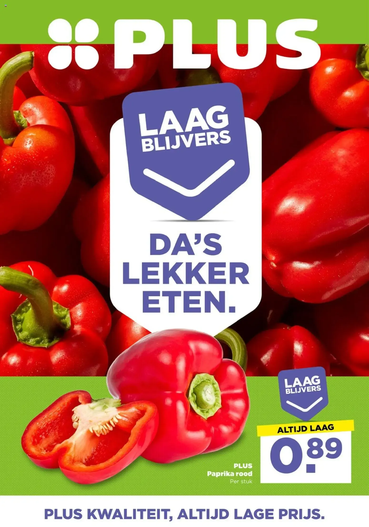 Plus Laag Blijvers: Da's Lekker Eten van 23 september tot 29 september 2026 - Folder pagina 1