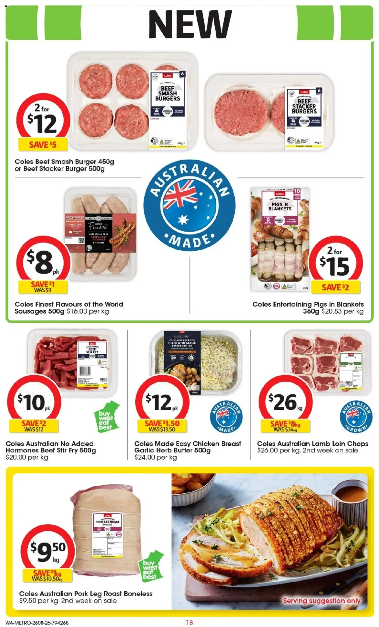 Coles catalogue valid from 26/08/2026 > Online Australia - Catalogue valid from 26 August to 1 September 2026 - page 18